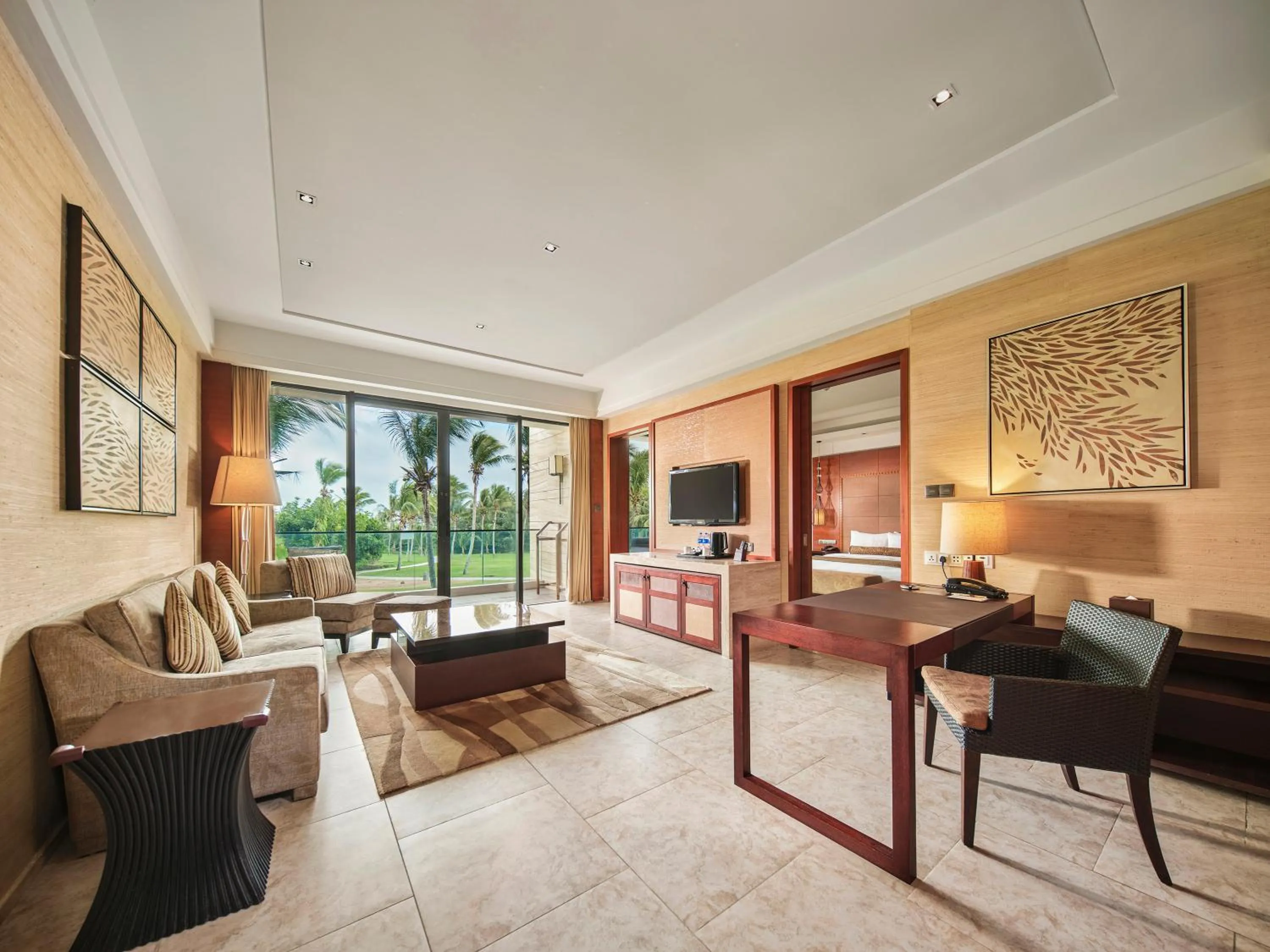 Living room in Wanda Realm Resort Sanya Haitang Bay