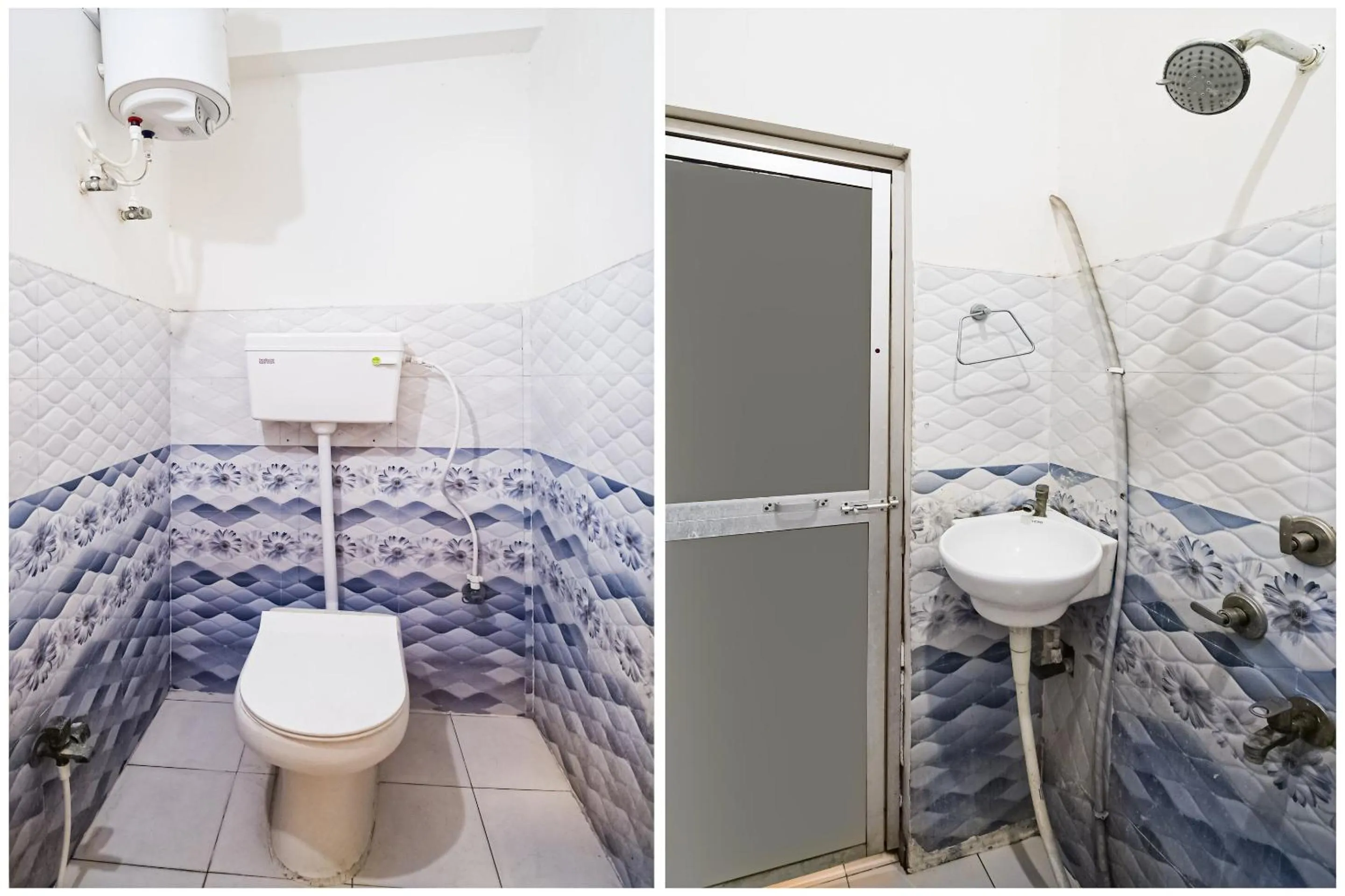 Bathroom in Hotel O Harihar Premium