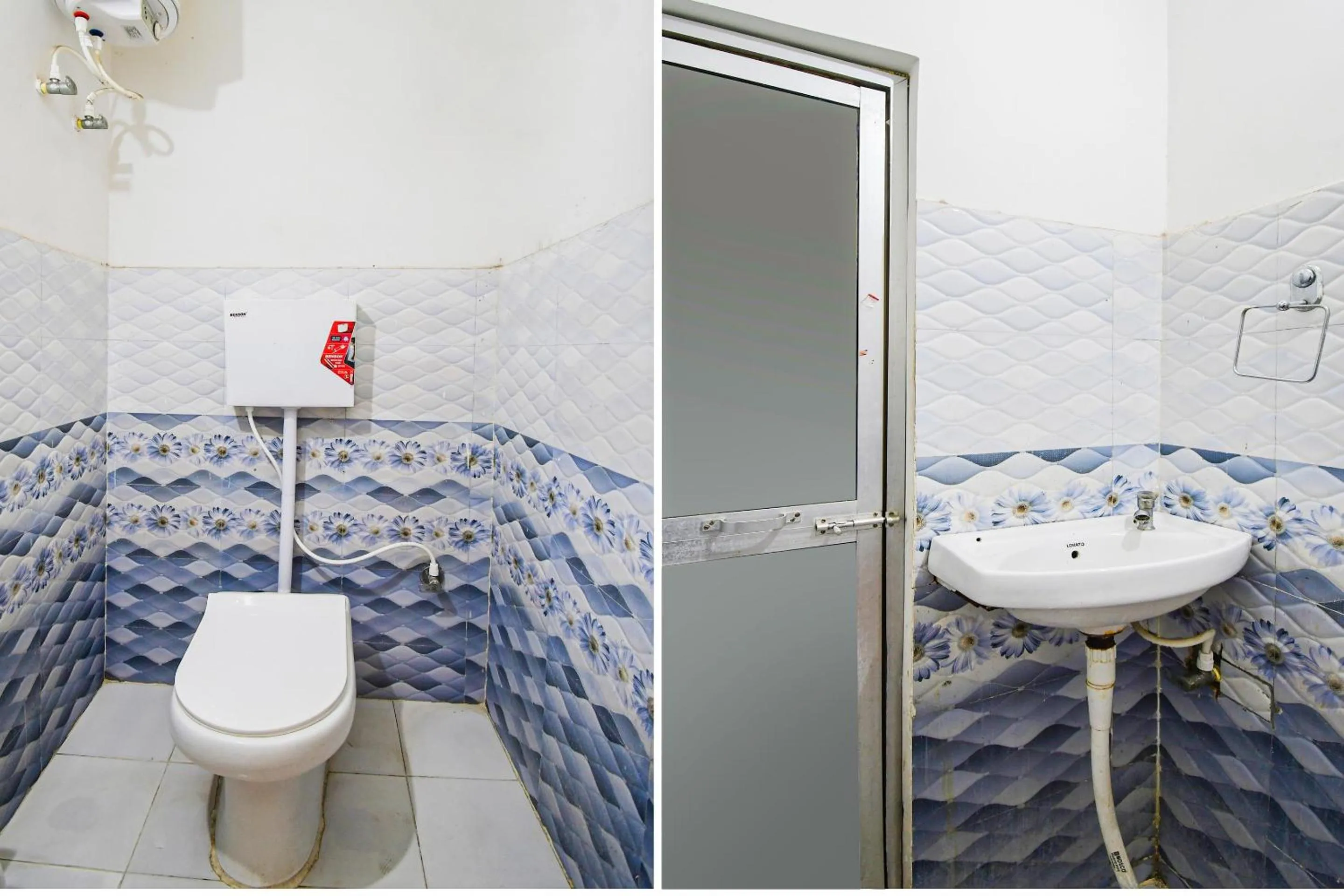 Bathroom in Hotel O Harihar Premium