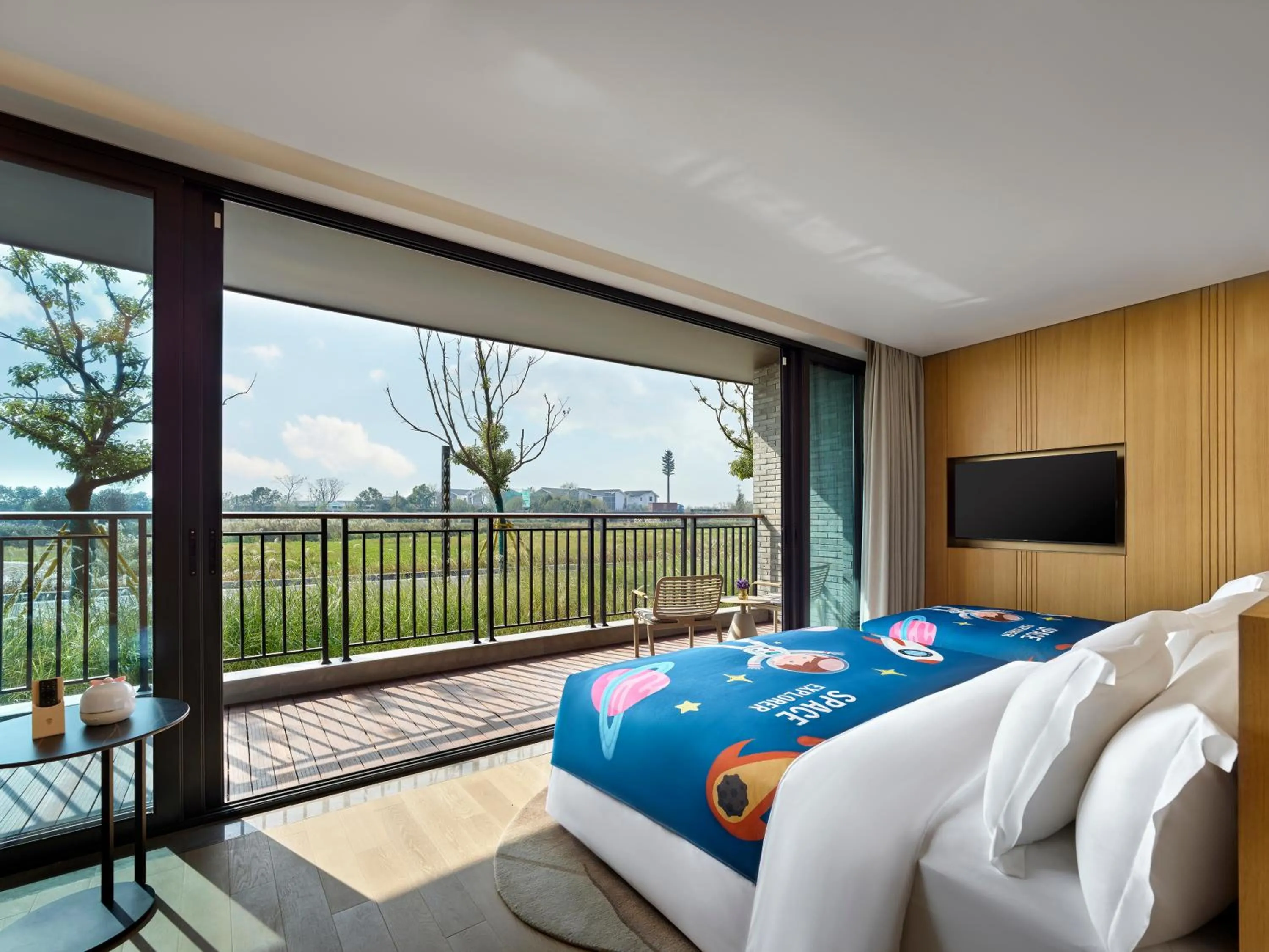 Bed in Garrya Huzhou Lucun