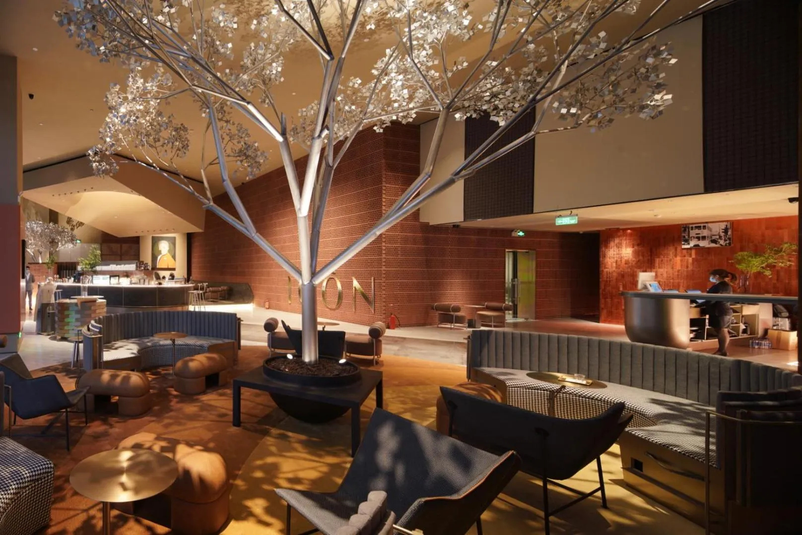 Seating area in Grade Hotel Shenzhen Shekou Sea World