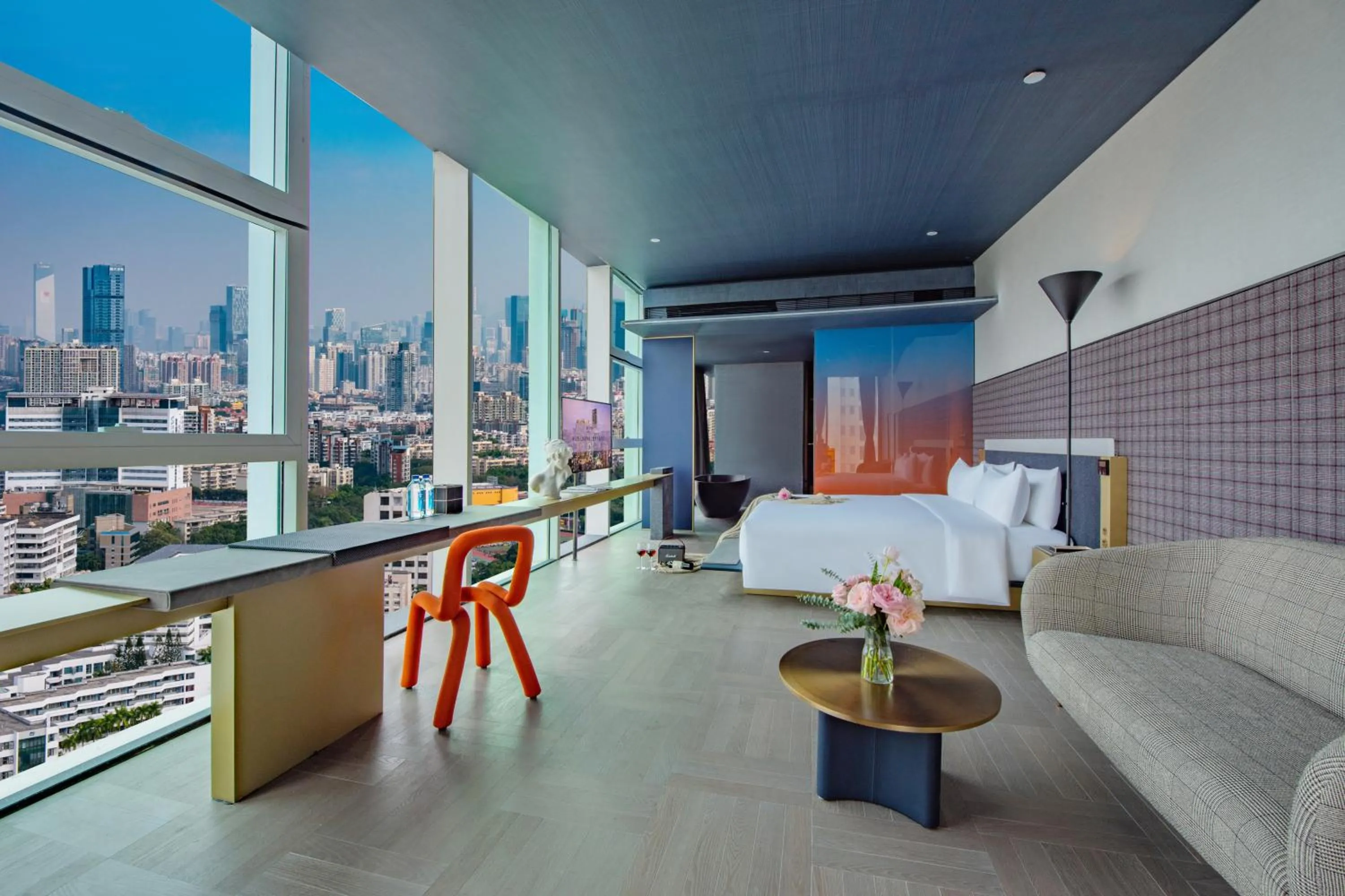 Seating area in Grade Hotel Shenzhen Shekou Sea World