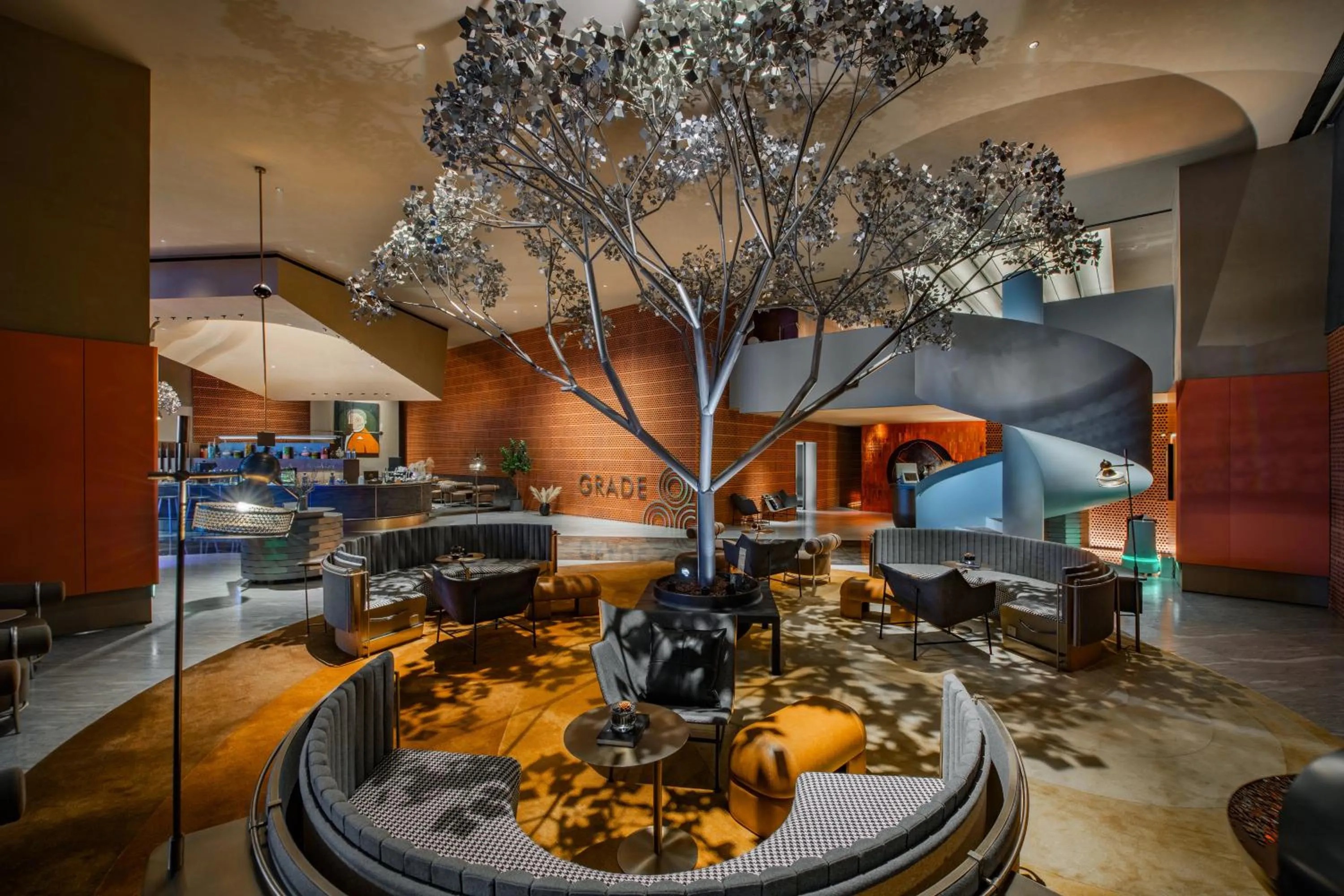 Seating area in Grade Hotel Shenzhen Shekou Sea World