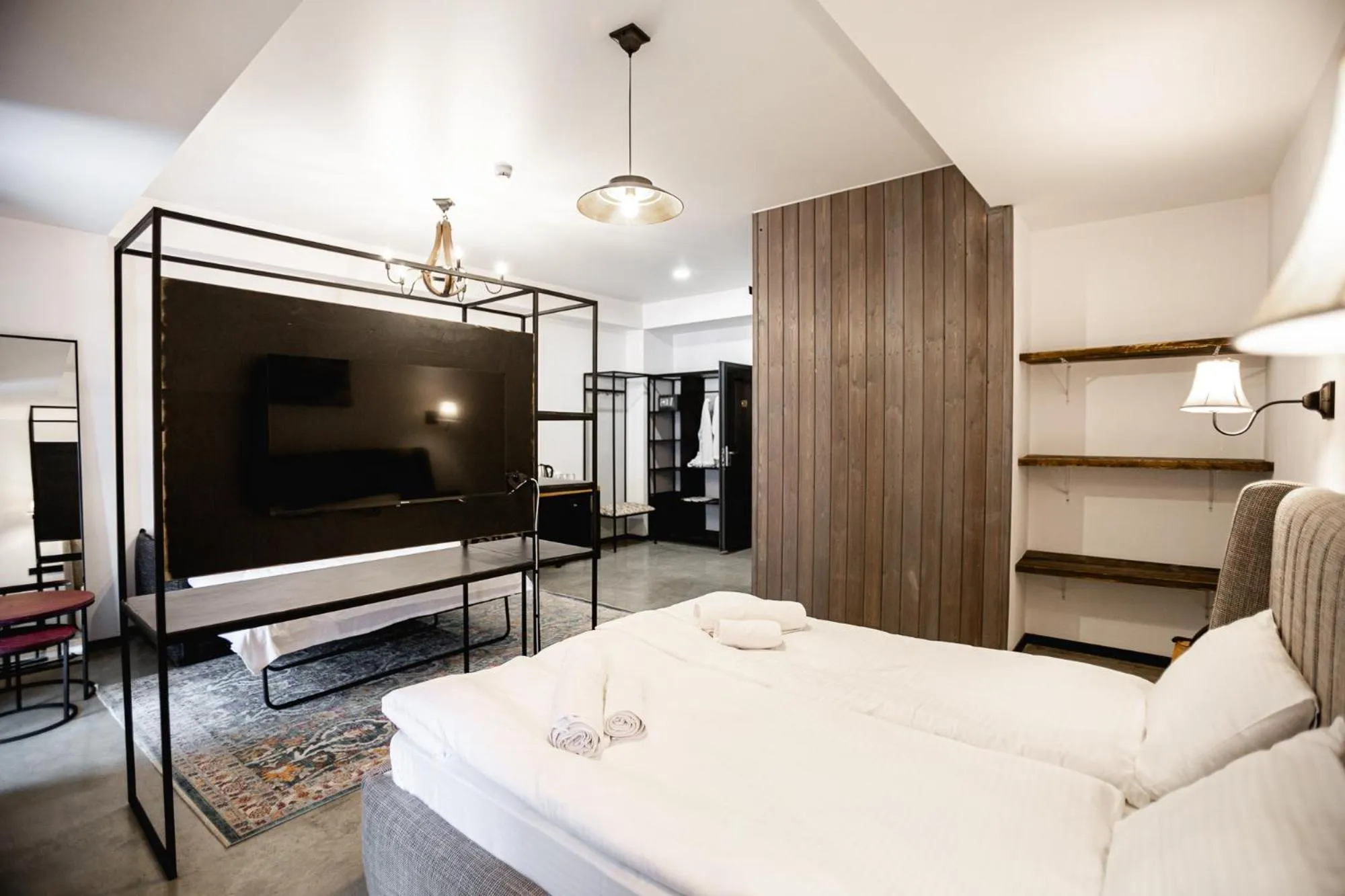 Bed in Hotel Roshe Gudauri