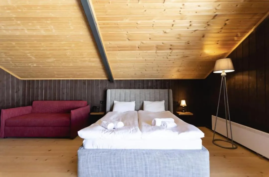 Bed in Hotel Roshe Gudauri