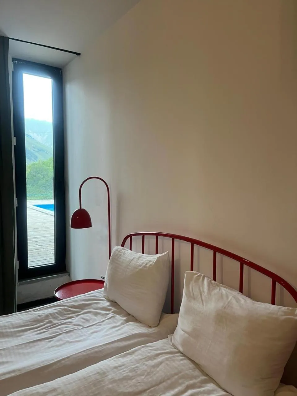 Bed in Hotel Roshe Gudauri