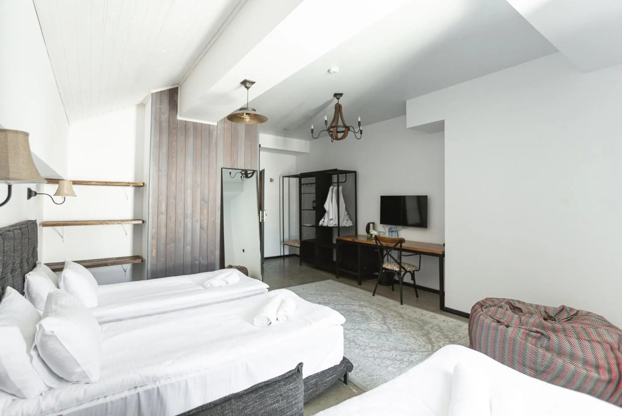 Bed in Hotel Roshe Gudauri