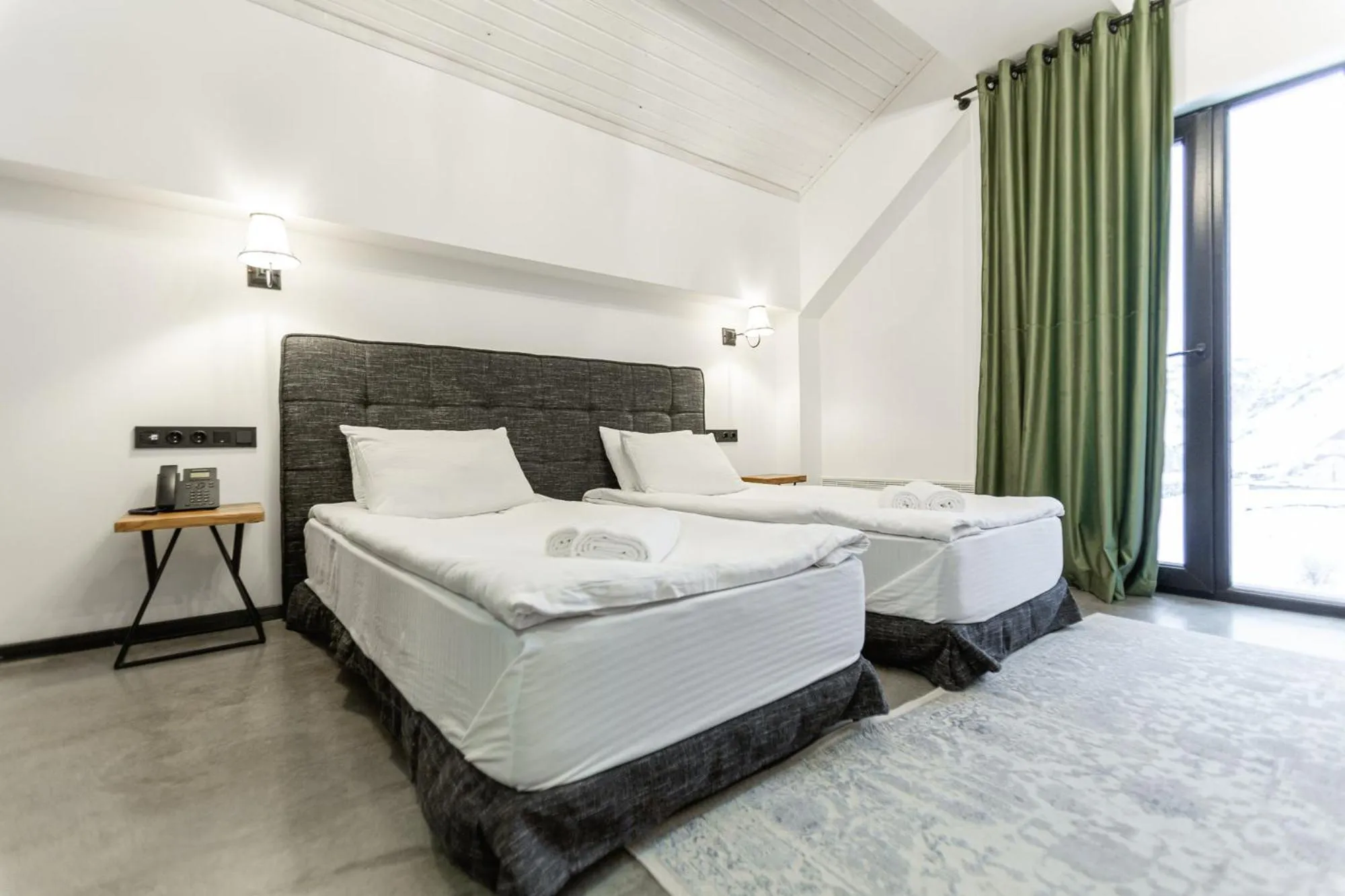 Bed in Hotel Roshe Gudauri