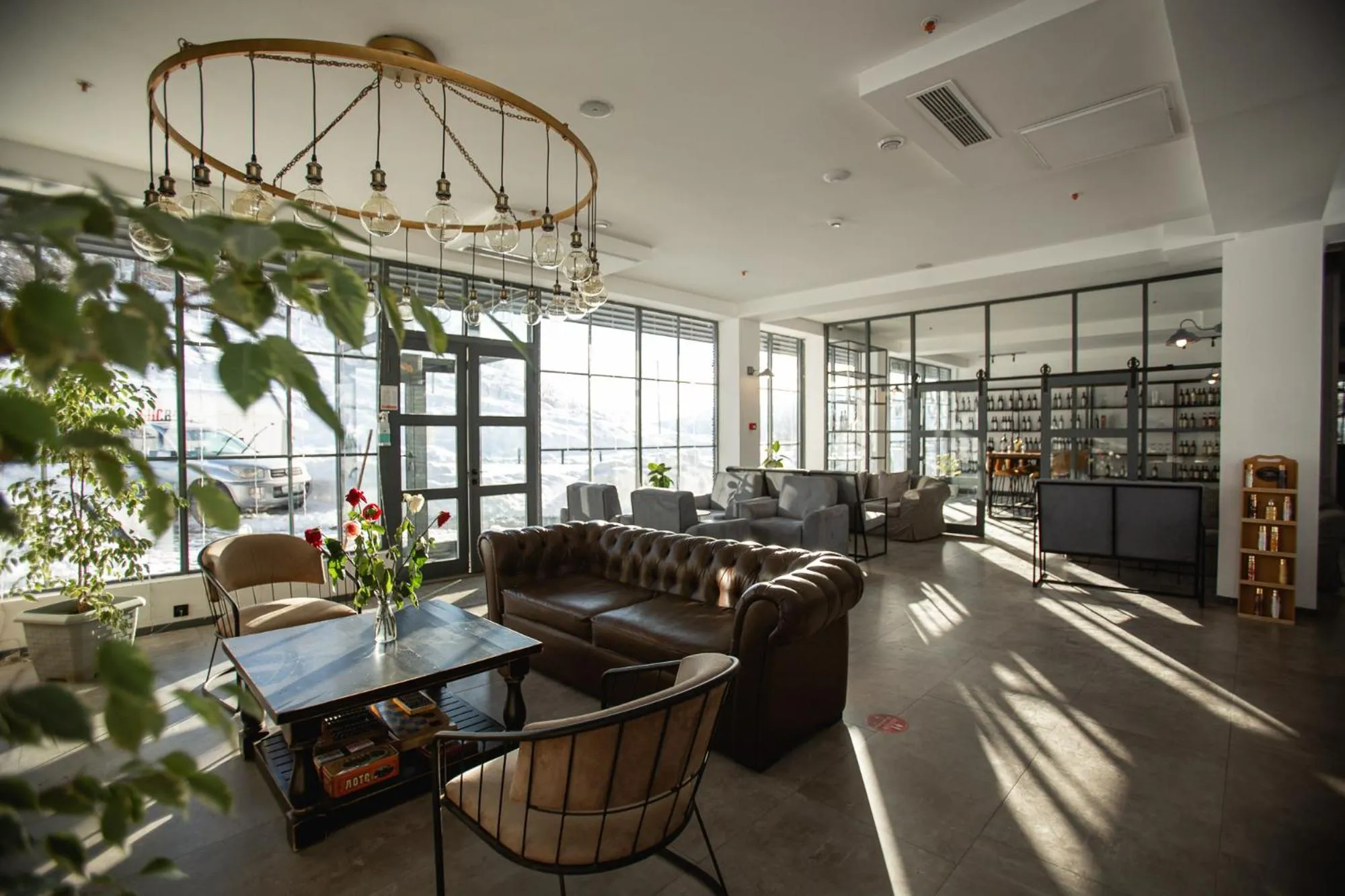 Lobby or reception in Hotel Roshe Gudauri