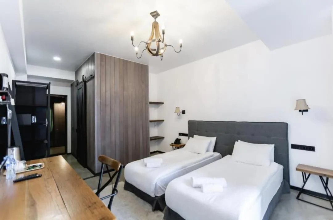 Bed in Hotel Roshe Gudauri