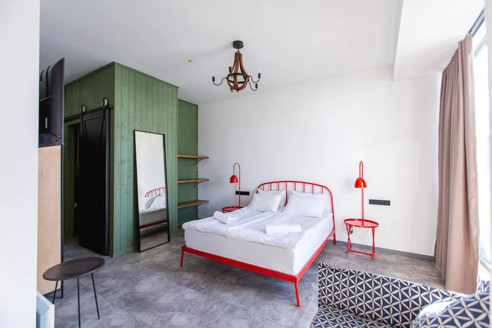 Bed in Hotel Roshe Gudauri