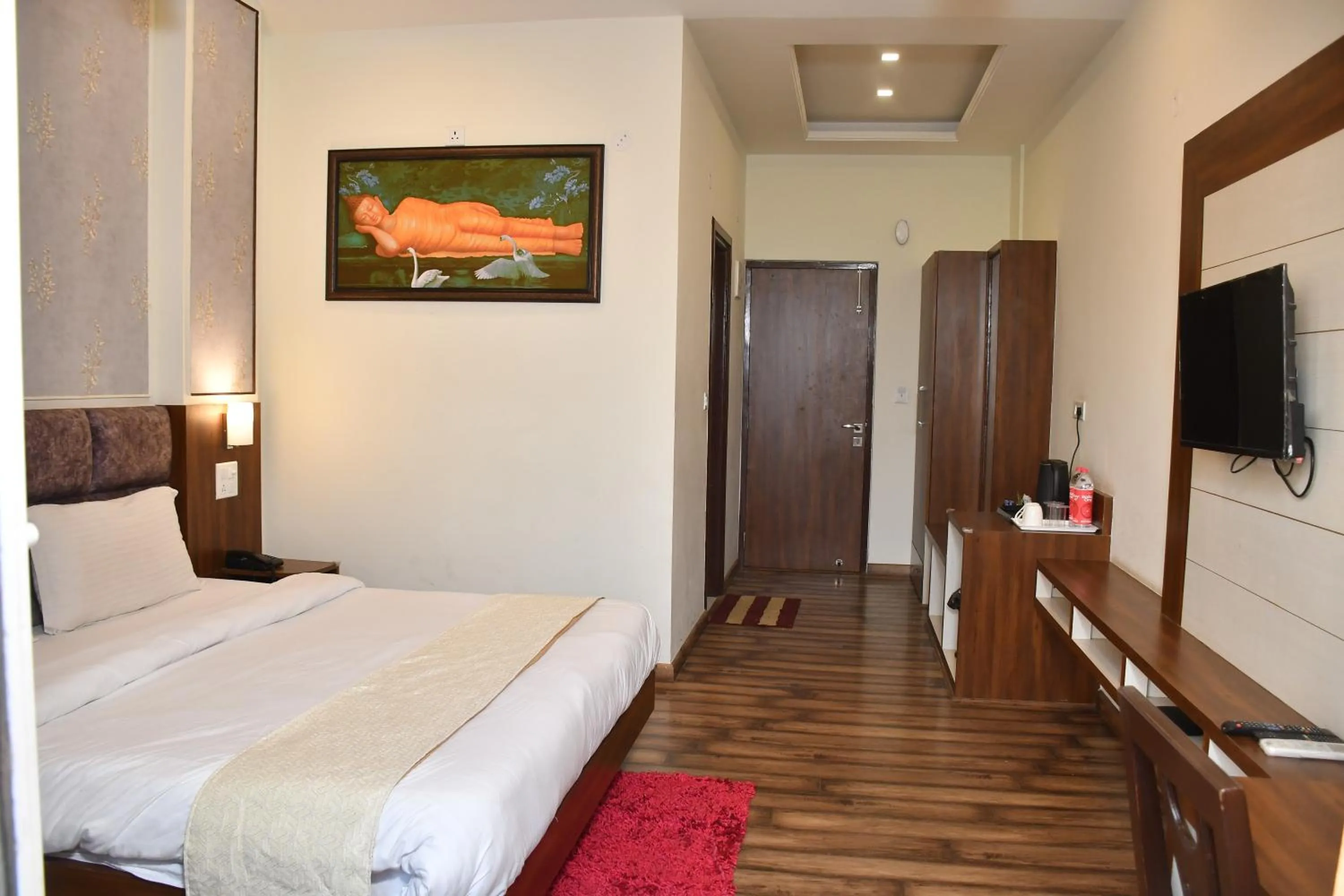 Bed in Hotel Le Halcyon Kasauli