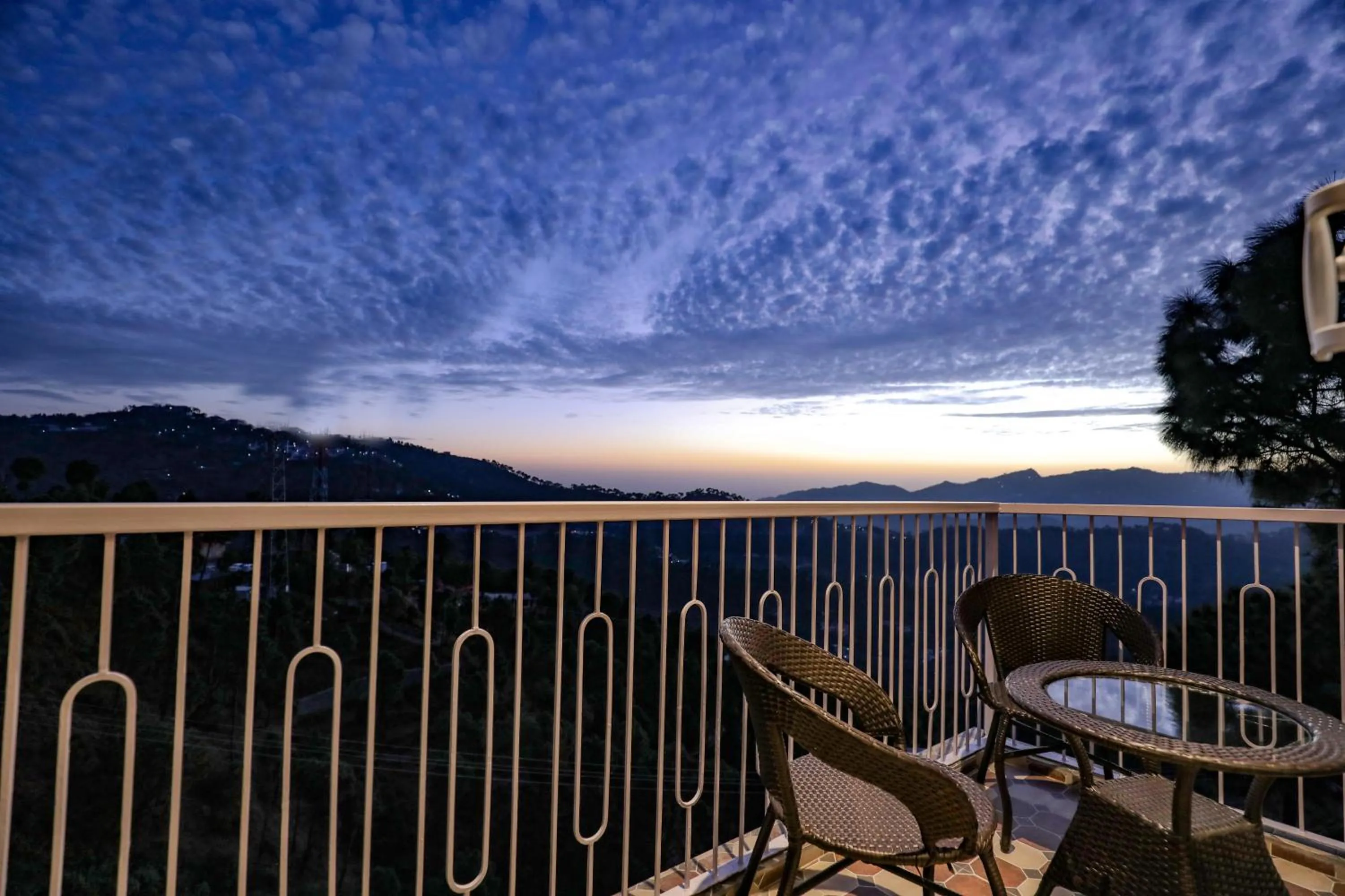 Balcony/Terrace in Hotel Le Halcyon Kasauli