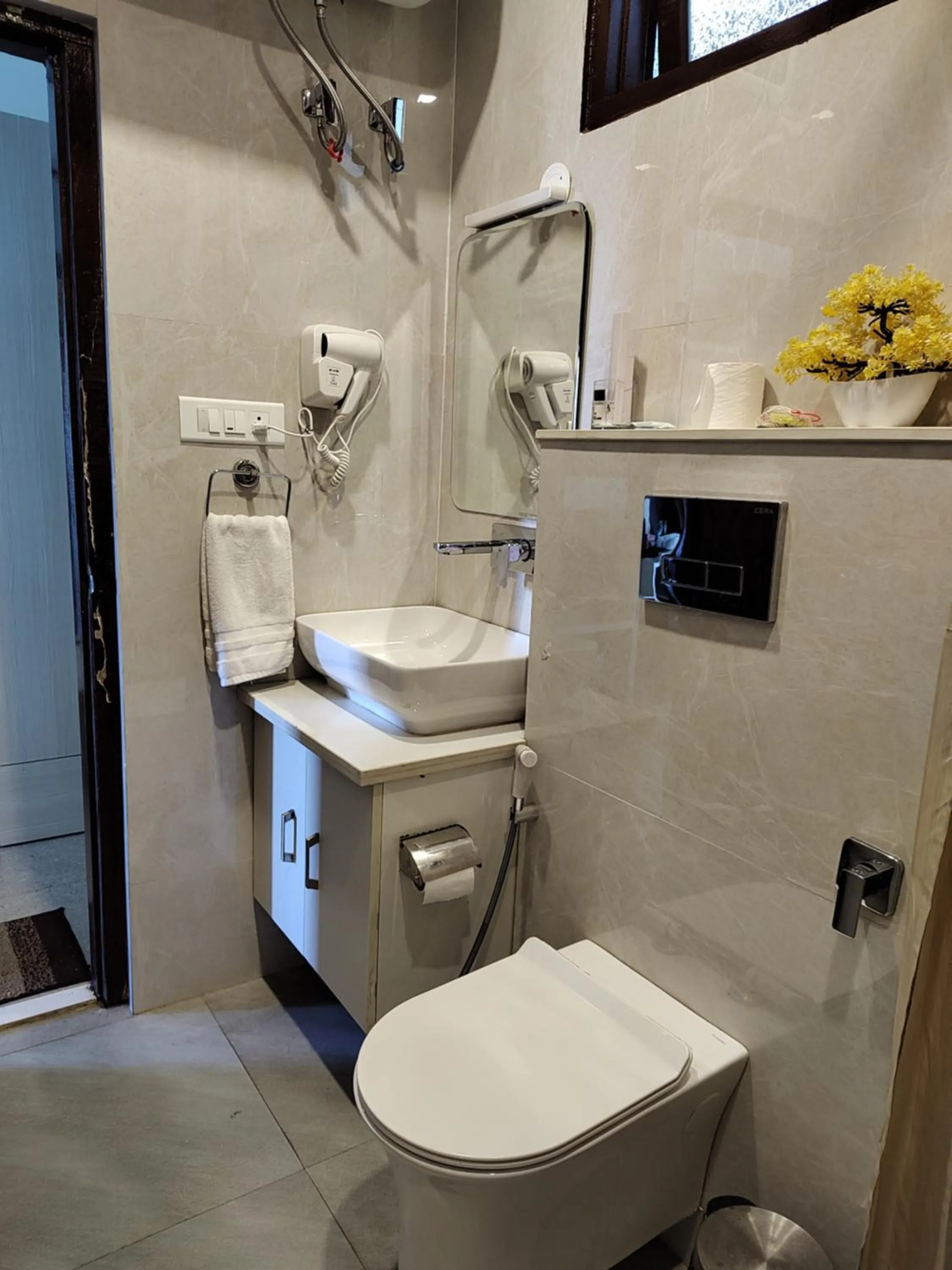 Toilet in Hotel Le Halcyon Kasauli