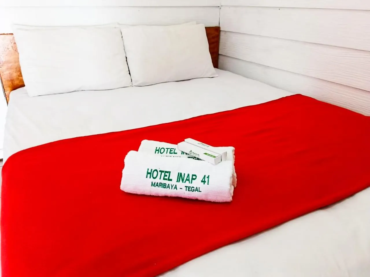 Bed in Hotel 41 Maribaya