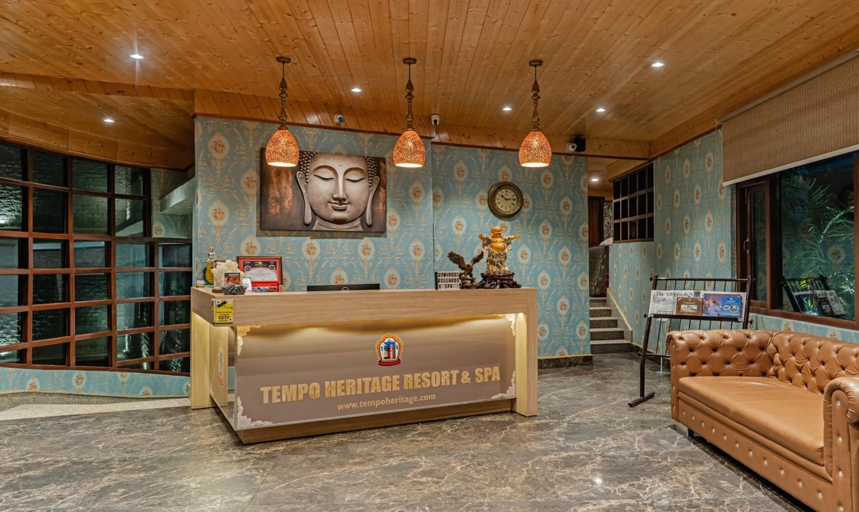 Lobby or reception in Tempo Heritage Resort & Spa