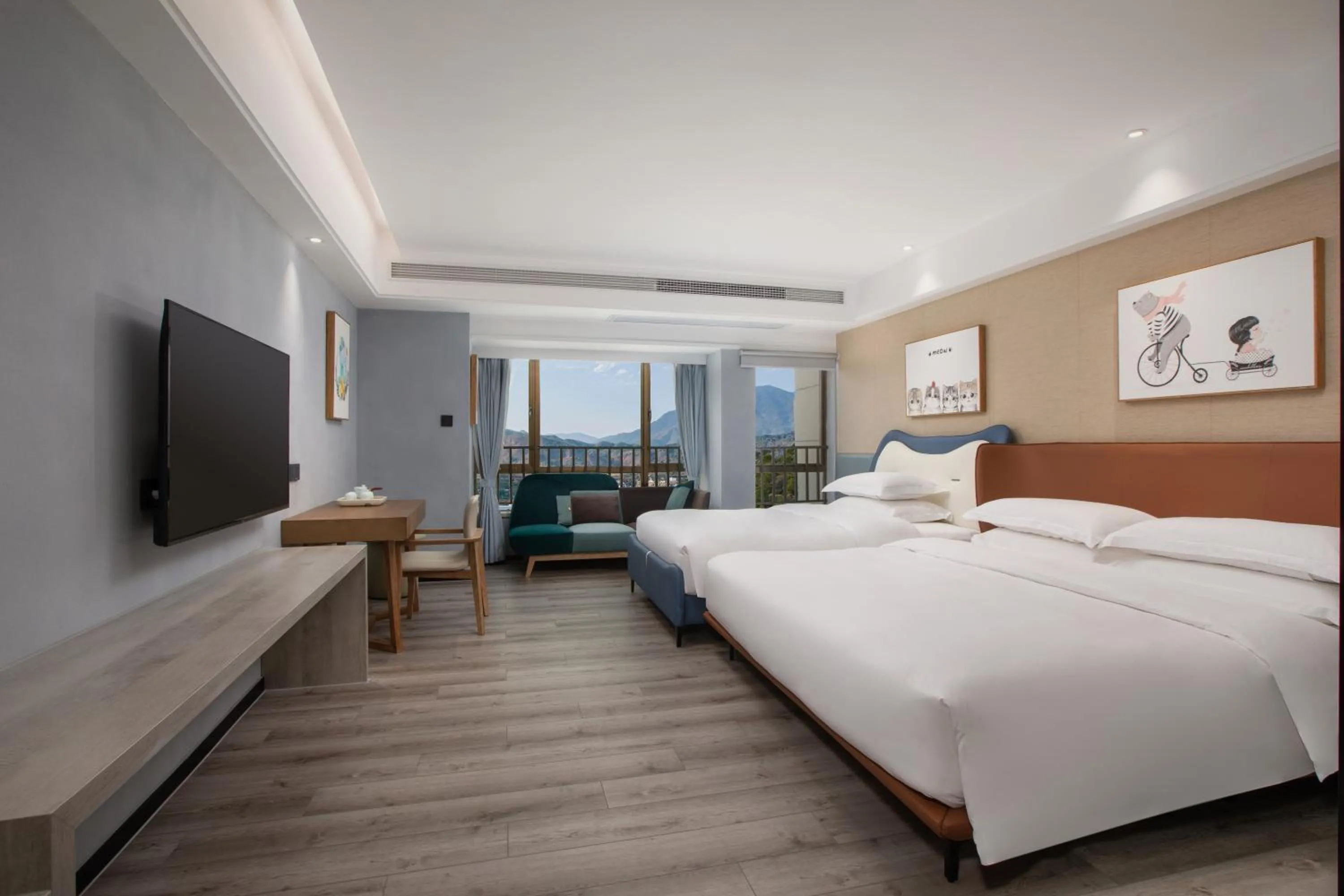 Photo of the whole room in Wyndham Garden Heyuan