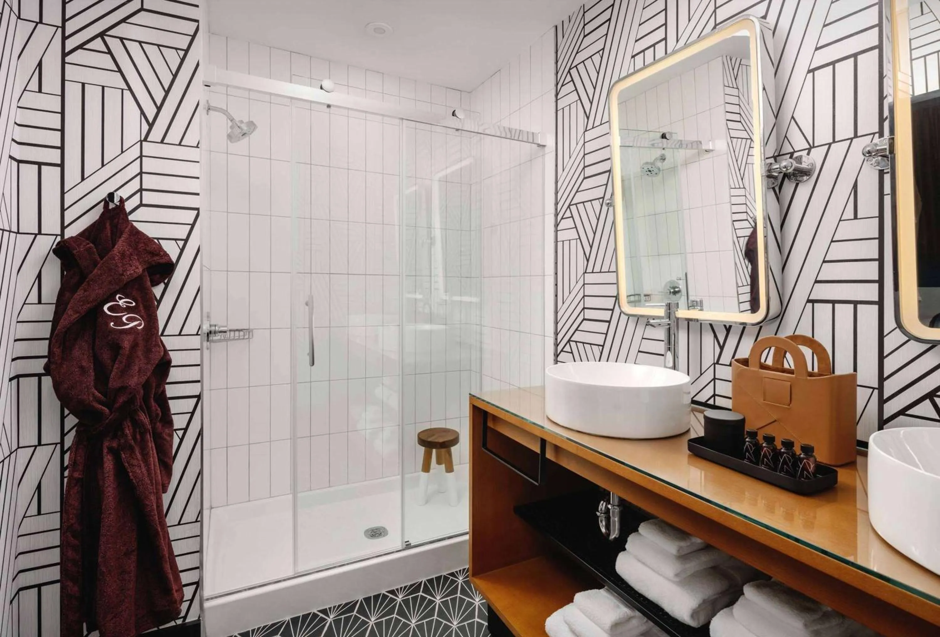 Bathroom in Hotel Tupelo, a Wyndham Hotel