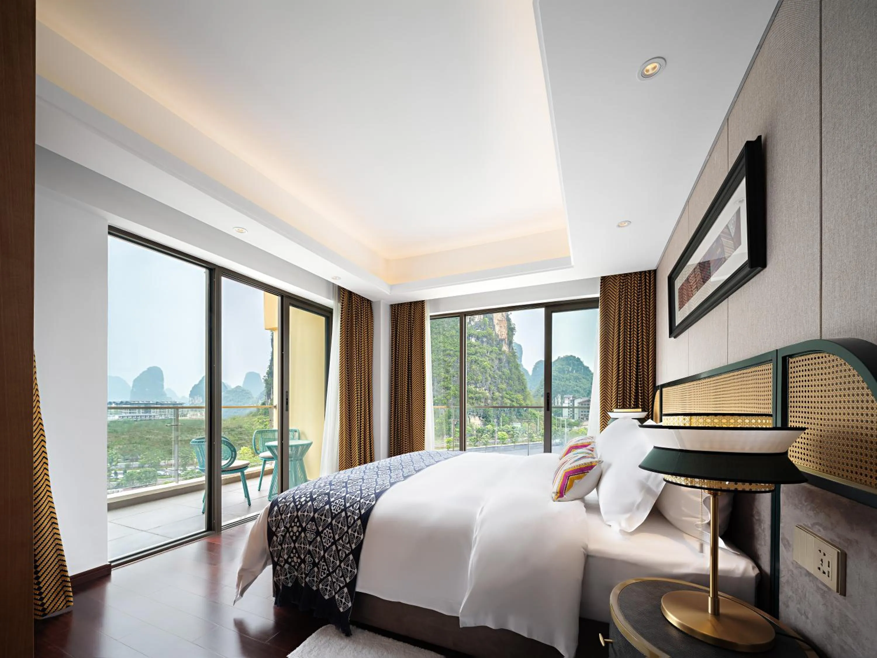 Natural landscape, Bed in Wingate By Wyndham Yangshuo