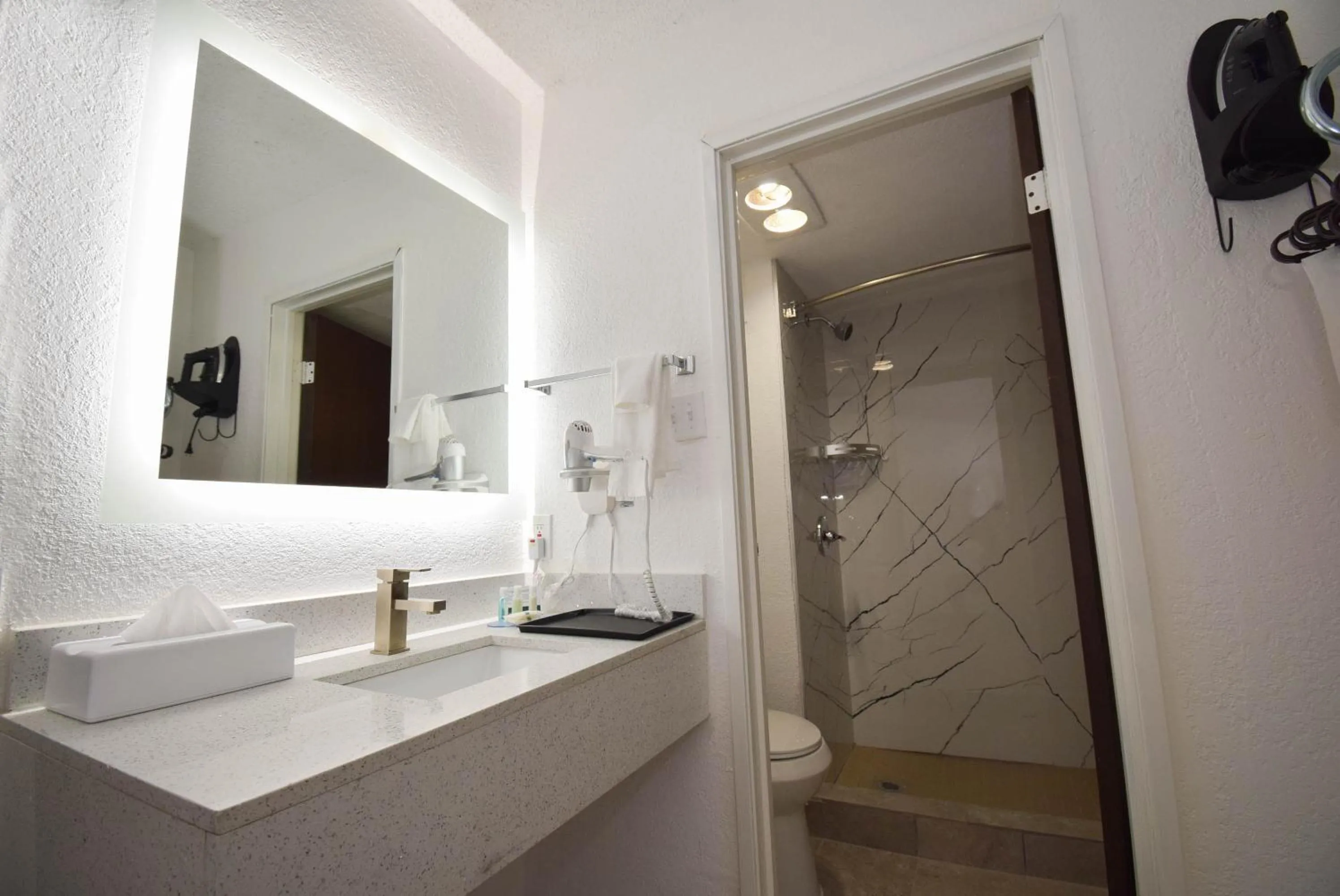 Shower in Quality Inn & Suites Sulphur Springs