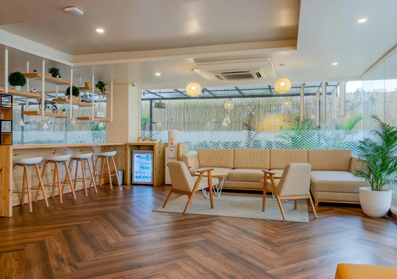 Lobby or reception in Bloom Hotel - HITEC City