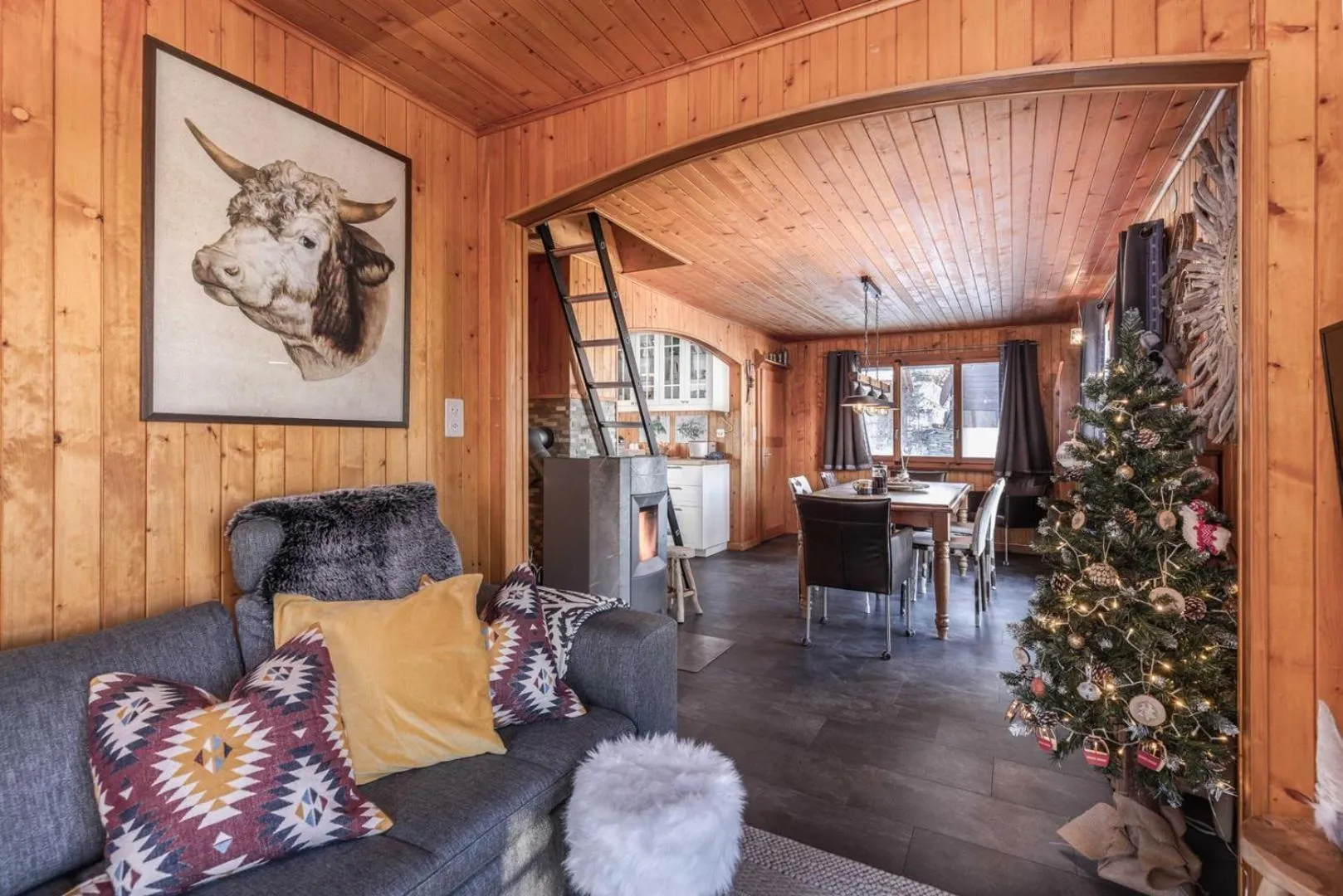 Floor plan in Chalet Noisette Authentic Swiss chalet Perfect for families
