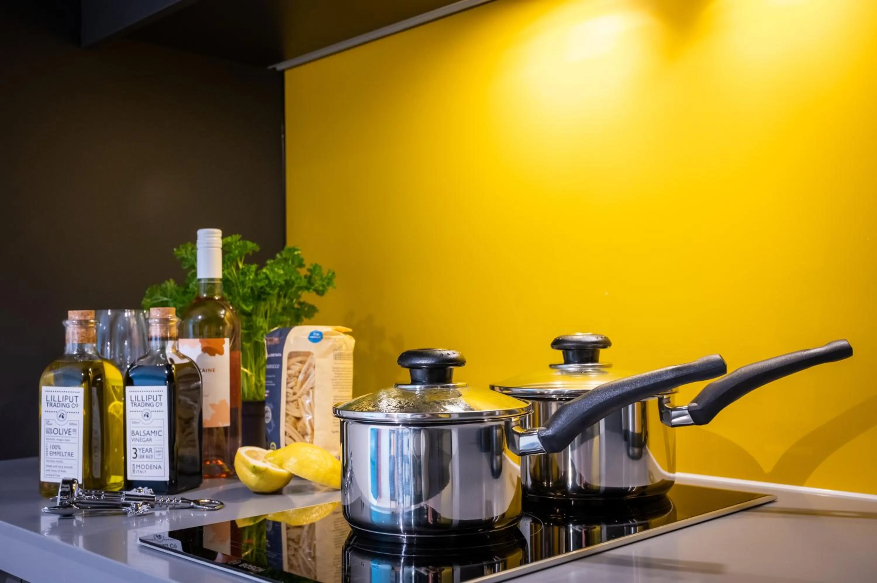 kitchen in Staycity Aparthotels Dublin City Quay