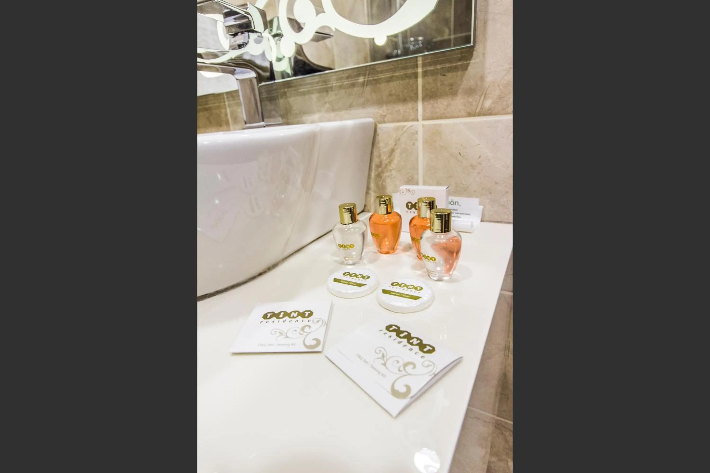 Bathroom in Taksim Cihangir Fidan Residence Hotel