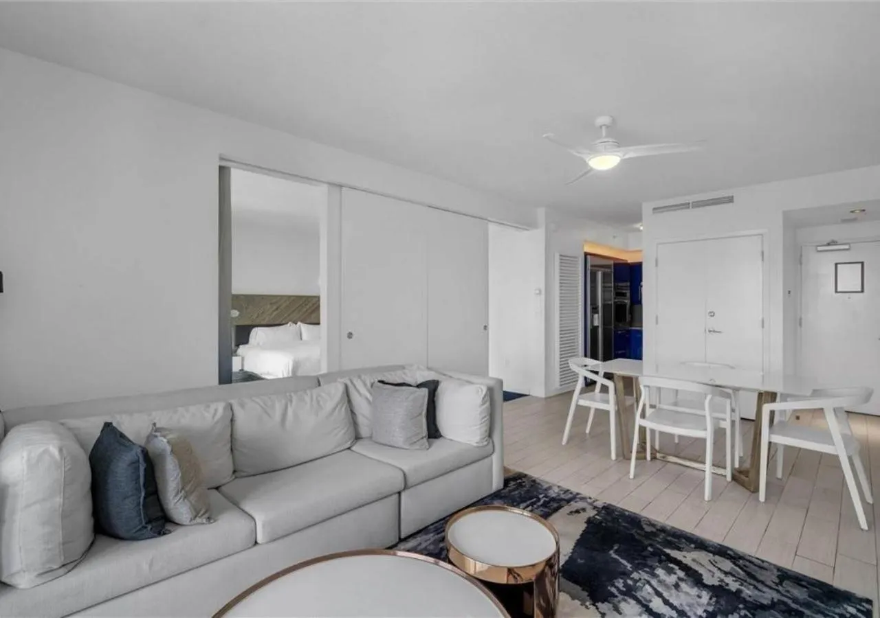 Living room in Luxury 1 BR at Fort Lauderdale