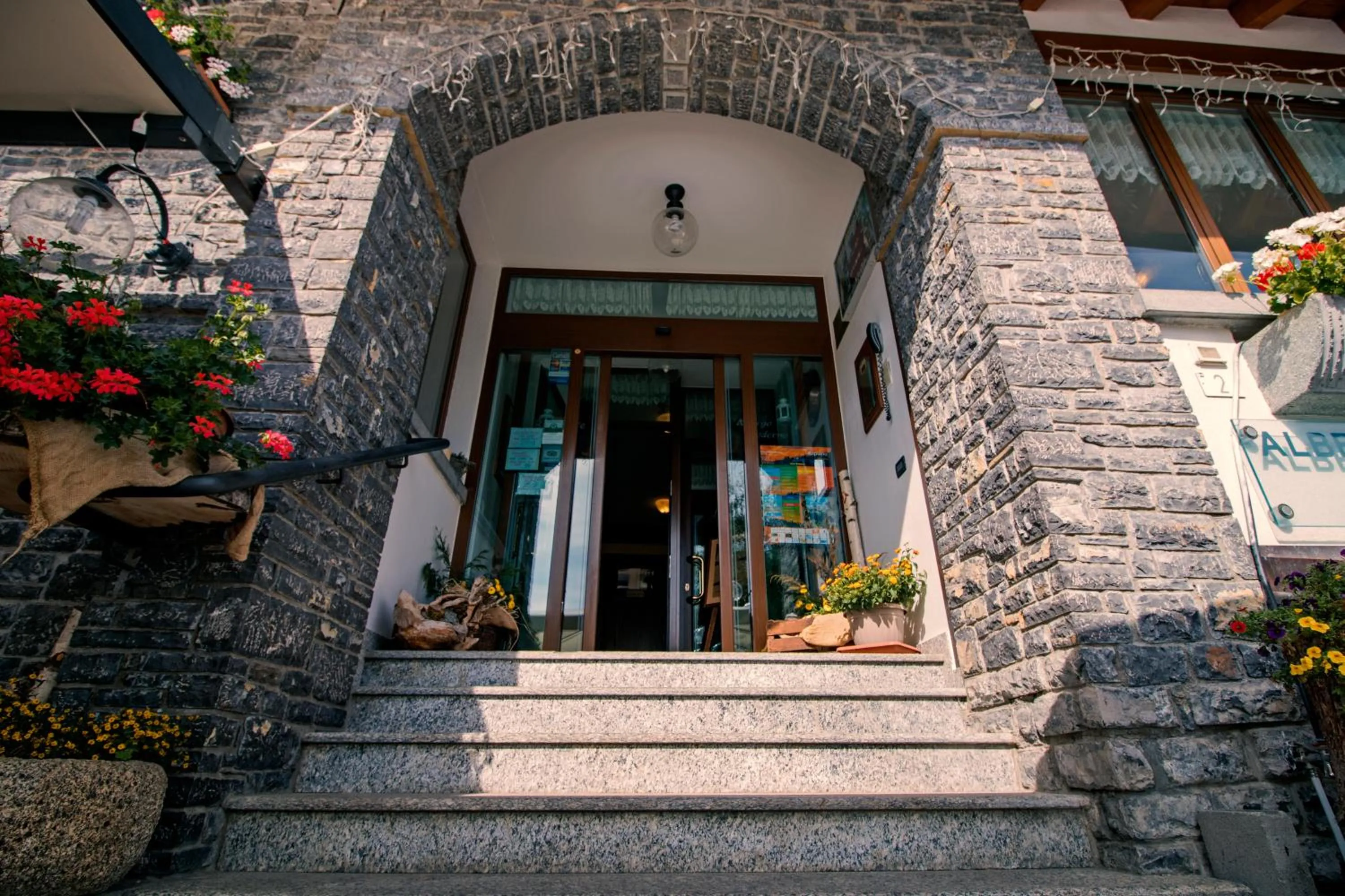 Property building in Albergo Moderno & Spa