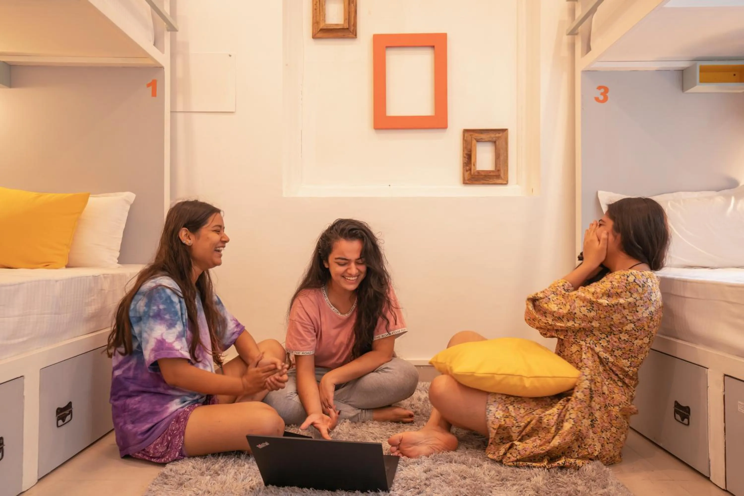 Photo of the whole room, Bed in Zostel Rishikesh, Laxman Jhula