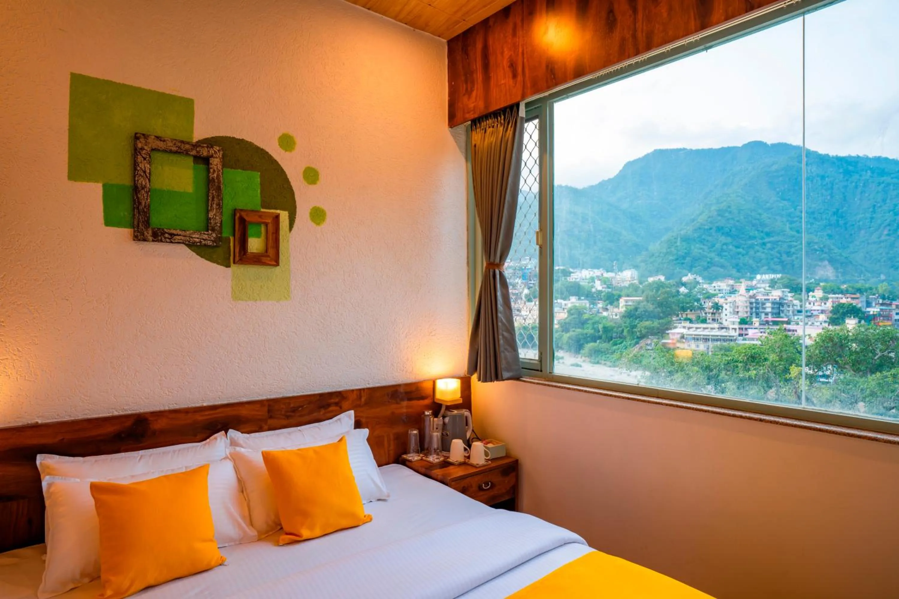 Bed in Zostel Rishikesh, Laxman Jhula