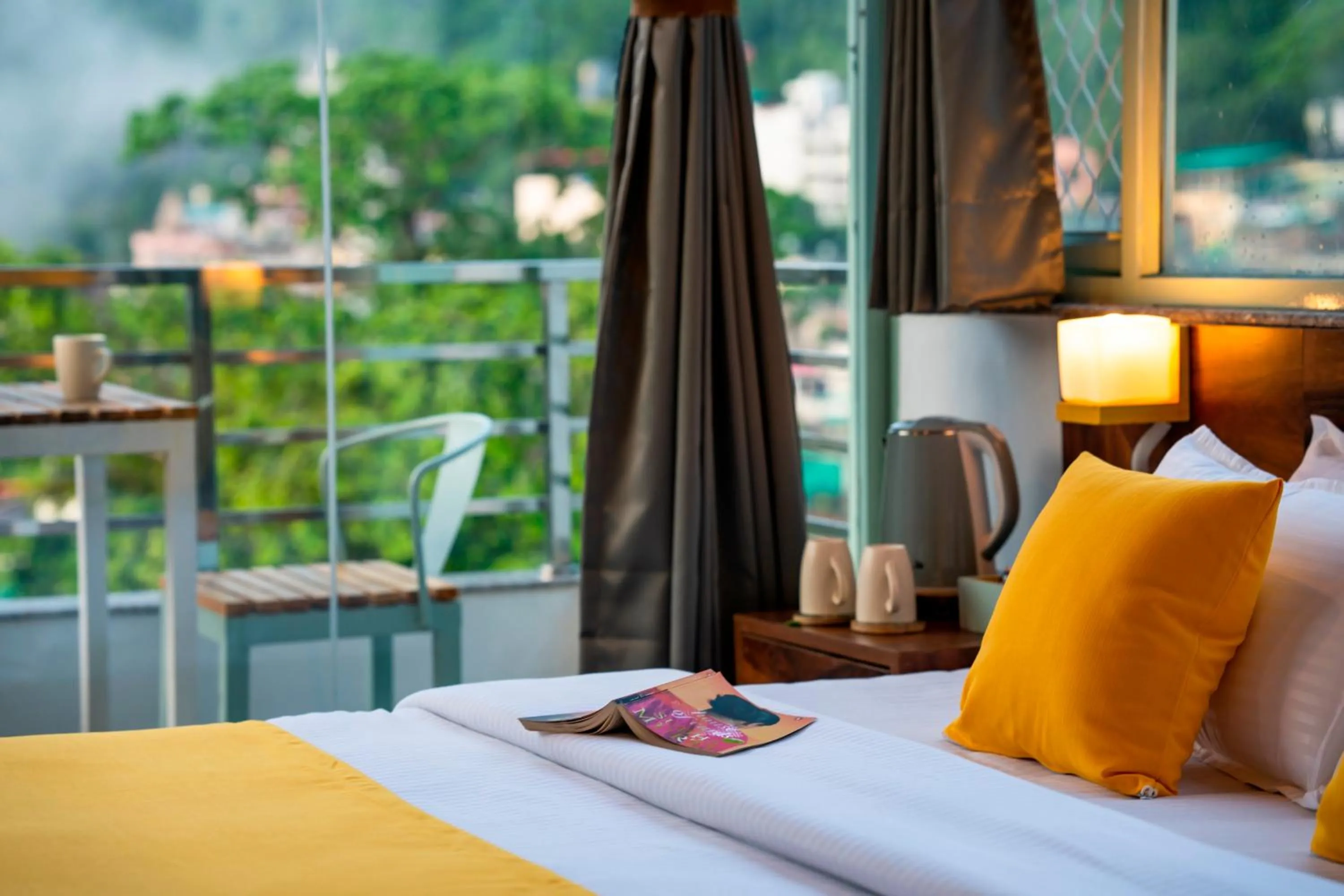 Bed in Zostel Rishikesh, Laxman Jhula