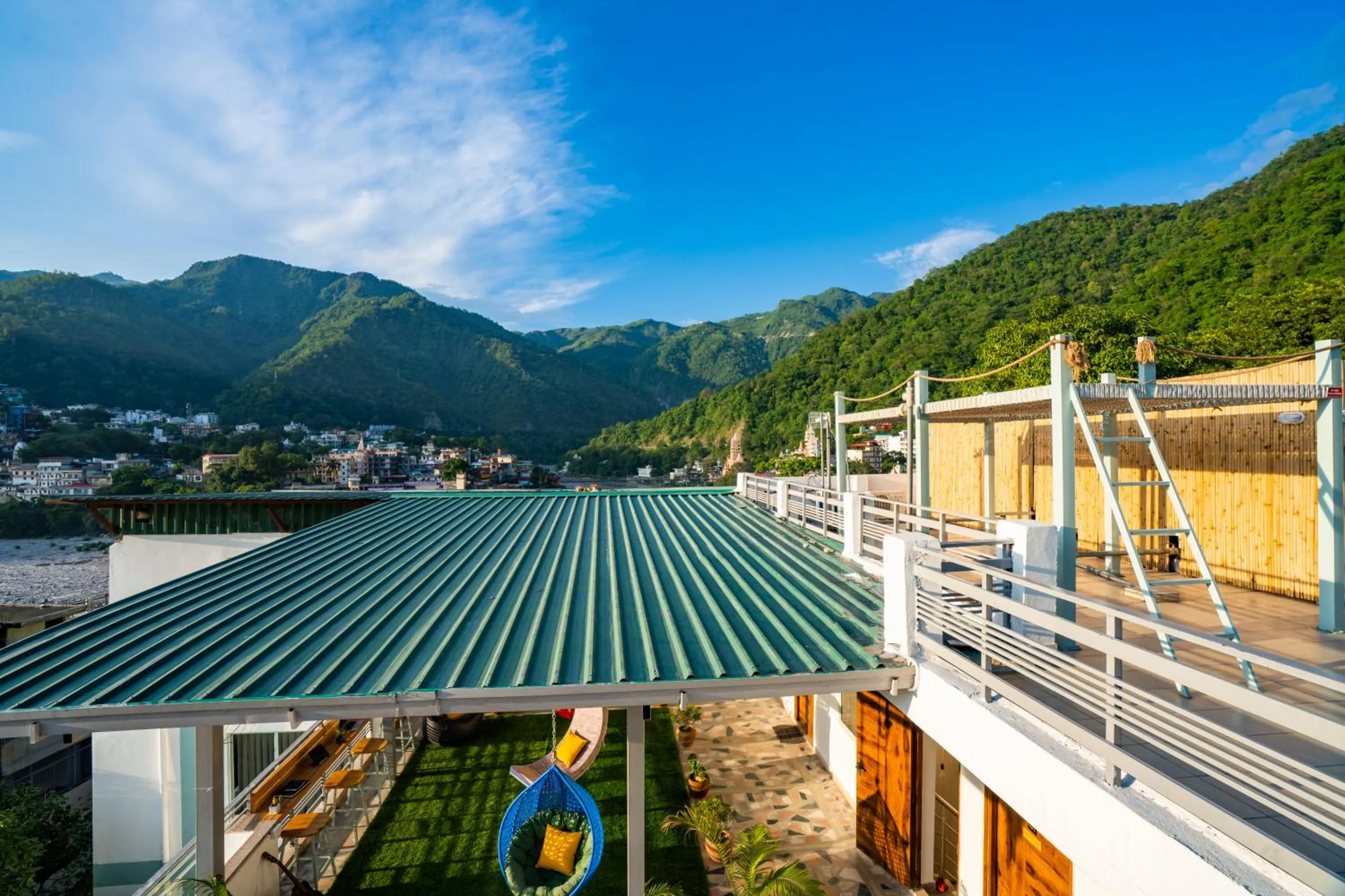 Property building in Zostel Rishikesh, Laxman Jhula