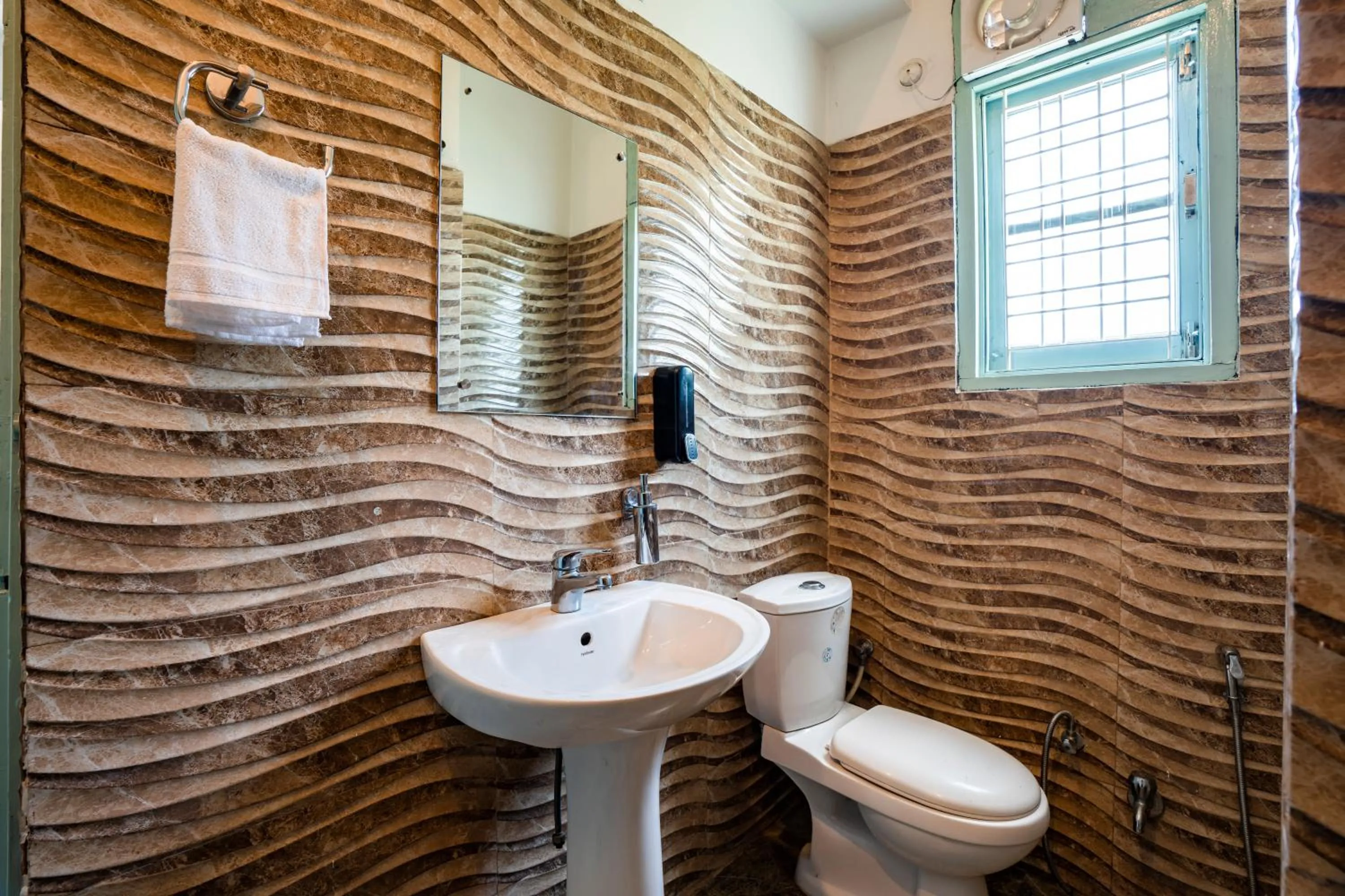 Bathroom in Zostel Rishikesh, Laxman Jhula