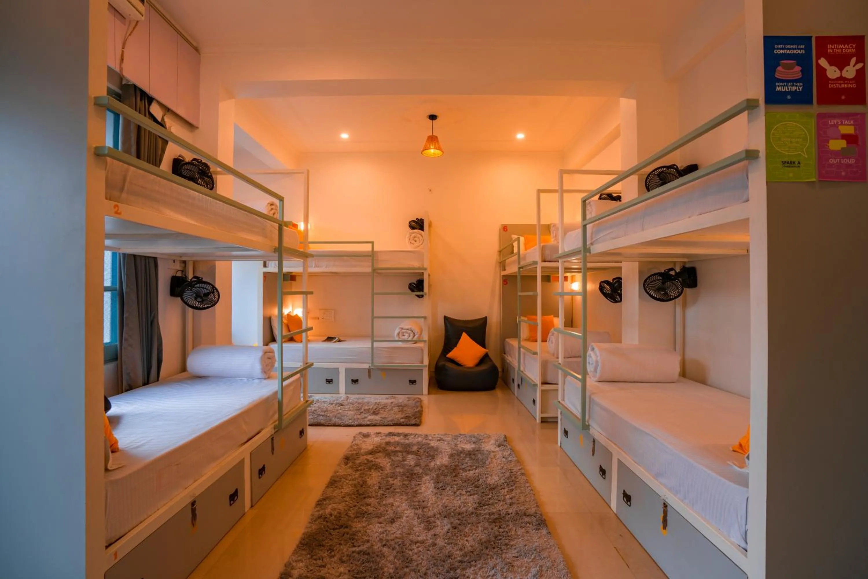 bunk bed, Bed in Zostel Rishikesh, Laxman Jhula