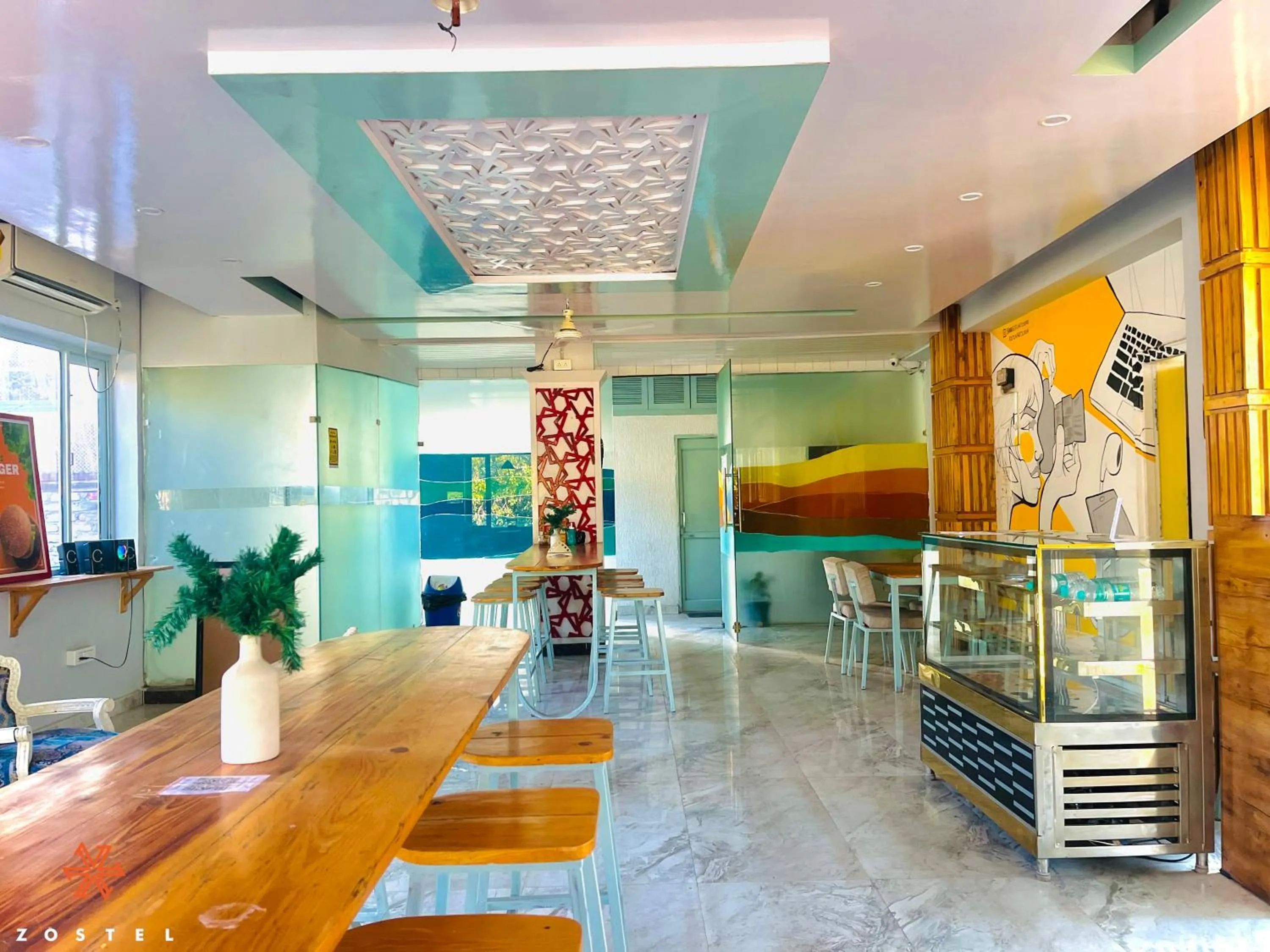 Bed in Zostel Rishikesh, Laxman Jhula