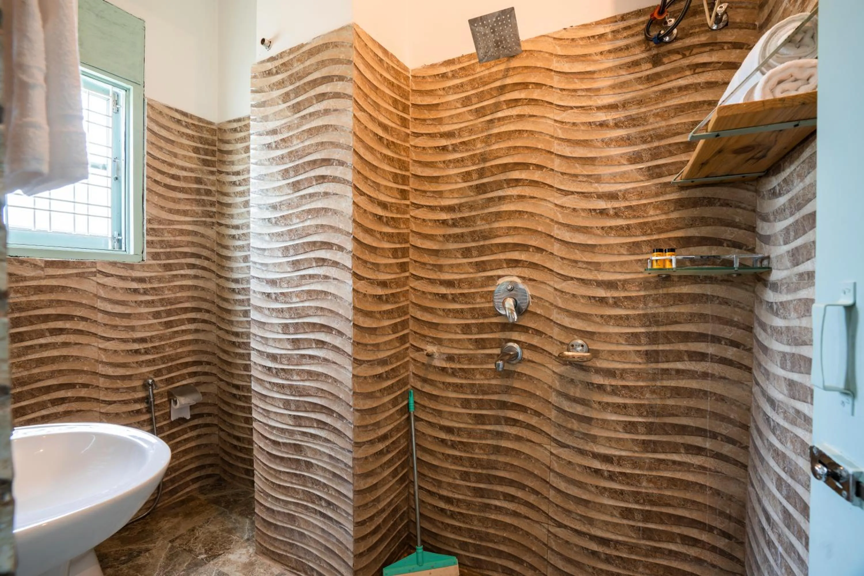 Bathroom in Zostel Rishikesh, Laxman Jhula