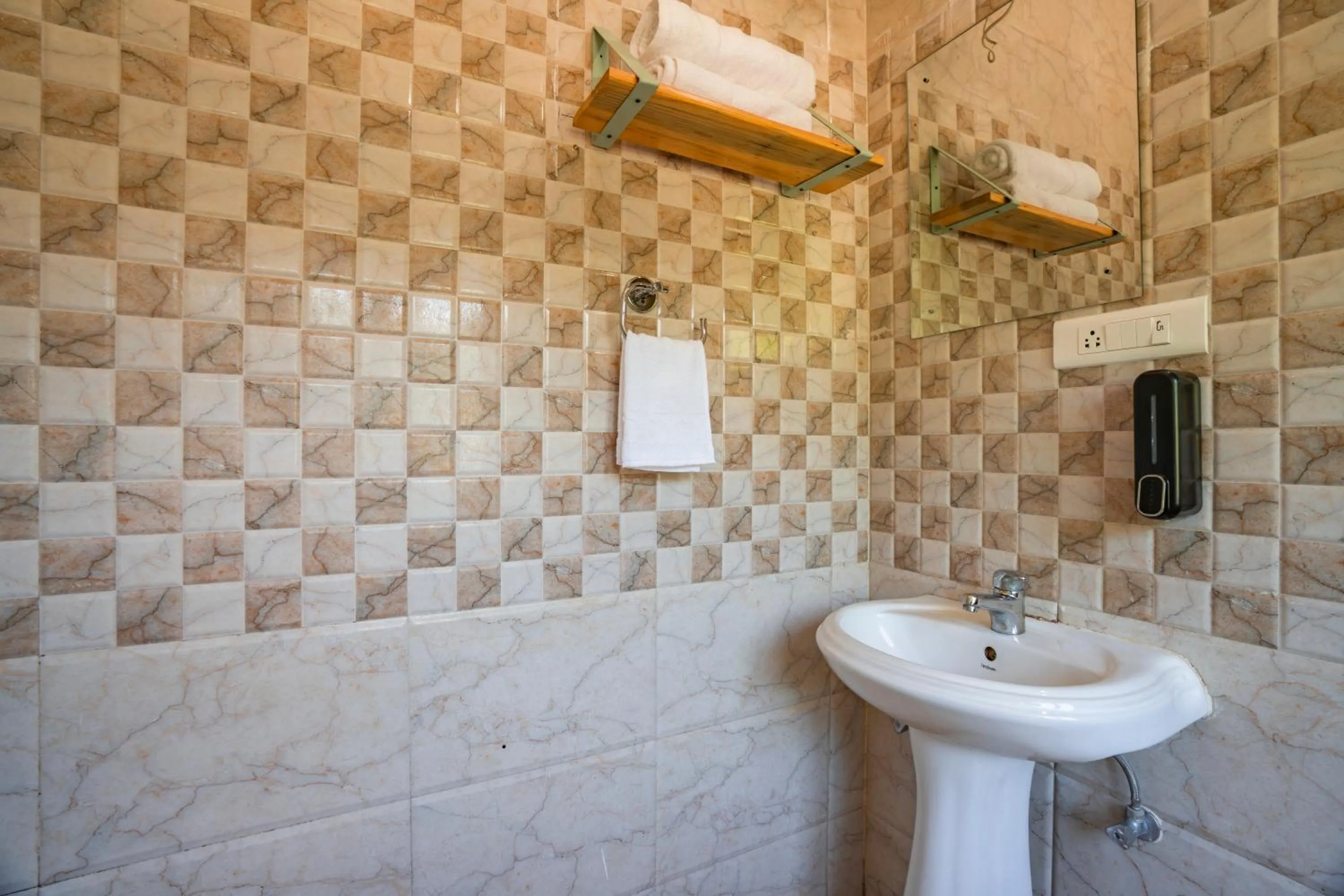 Bathroom in Zostel Rishikesh, Laxman Jhula