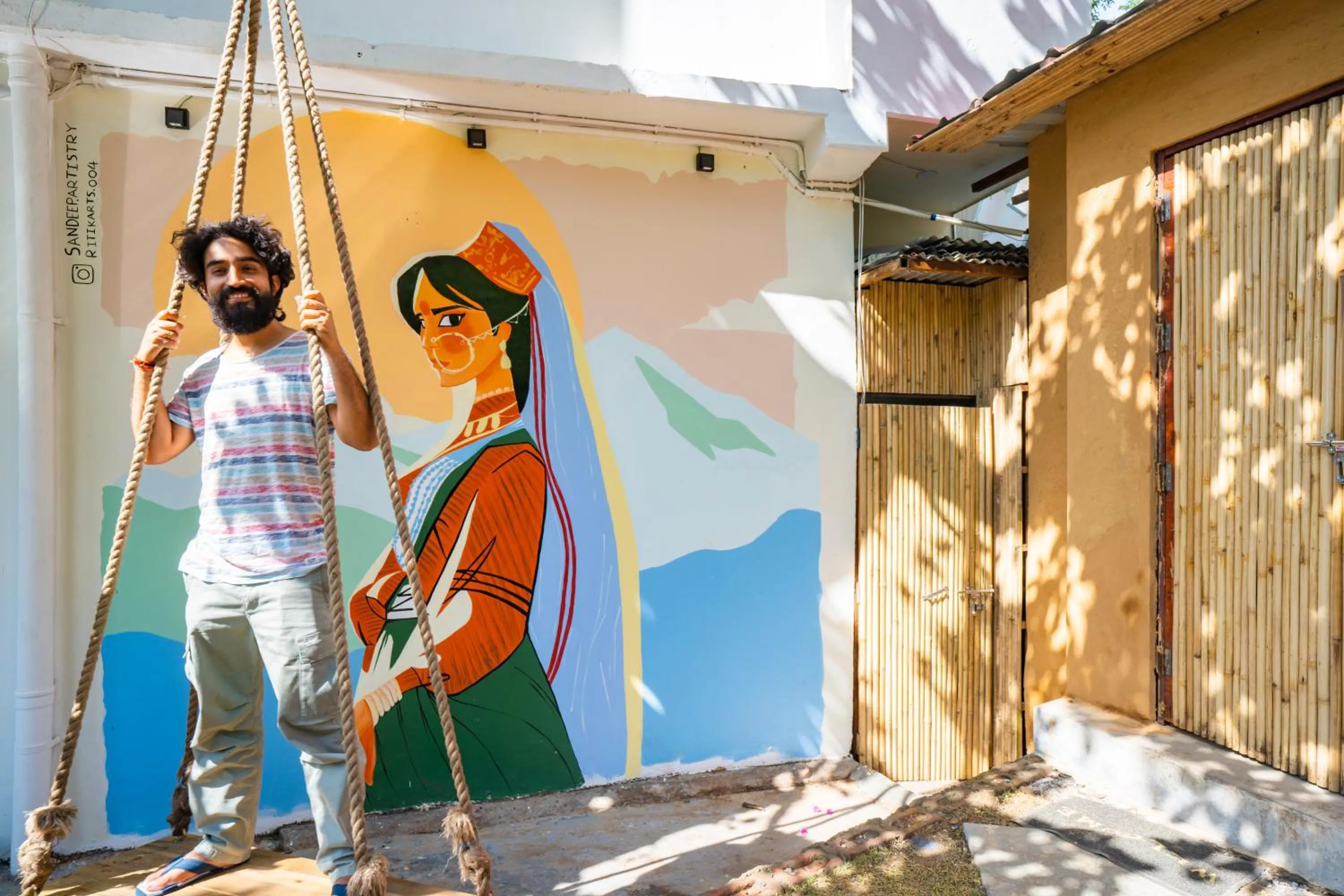 Day in Zostel Rishikesh, Laxman Jhula