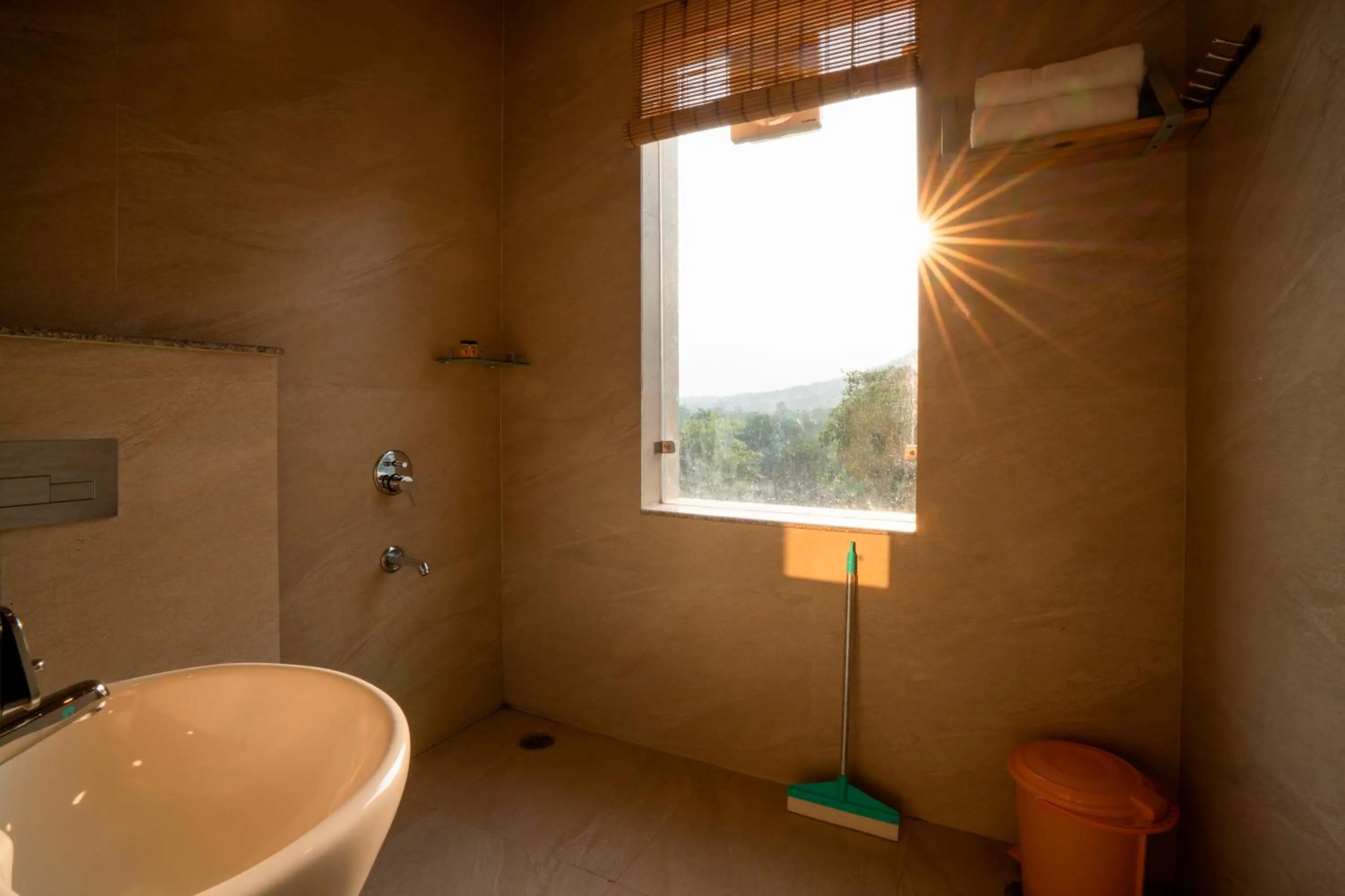 Bathroom in Zostel Rishikesh, Laxman Jhula