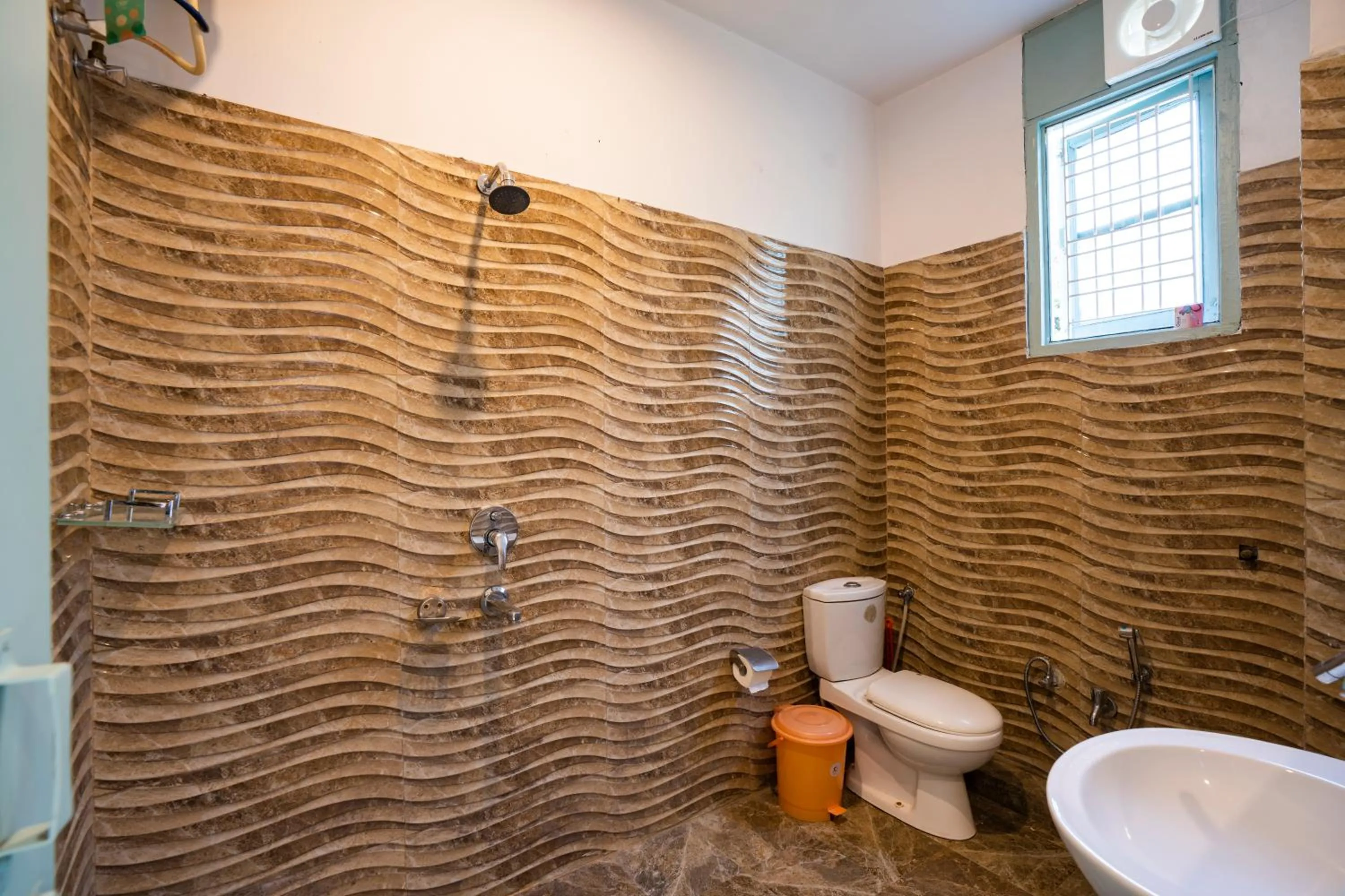 Bathroom in Zostel Rishikesh, Laxman Jhula