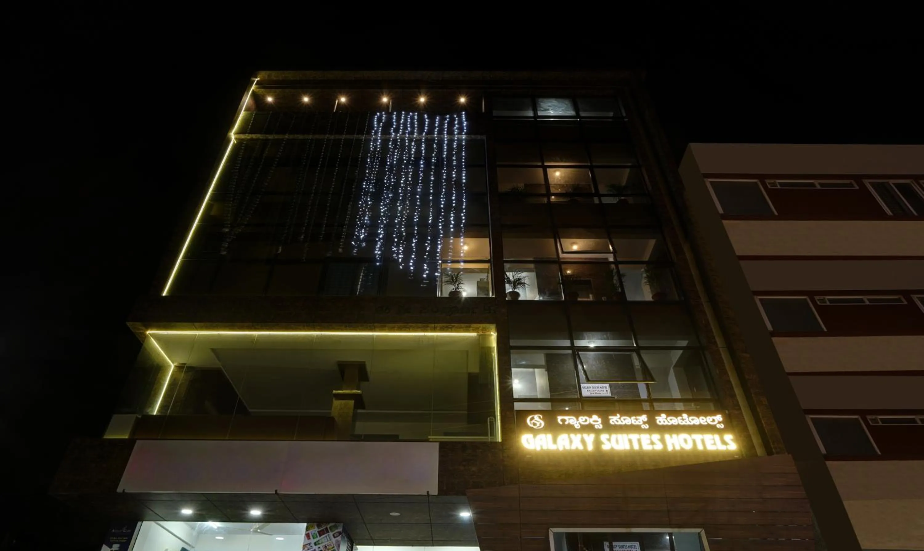 Property building in Hotel Galaxy Suites Hebbal