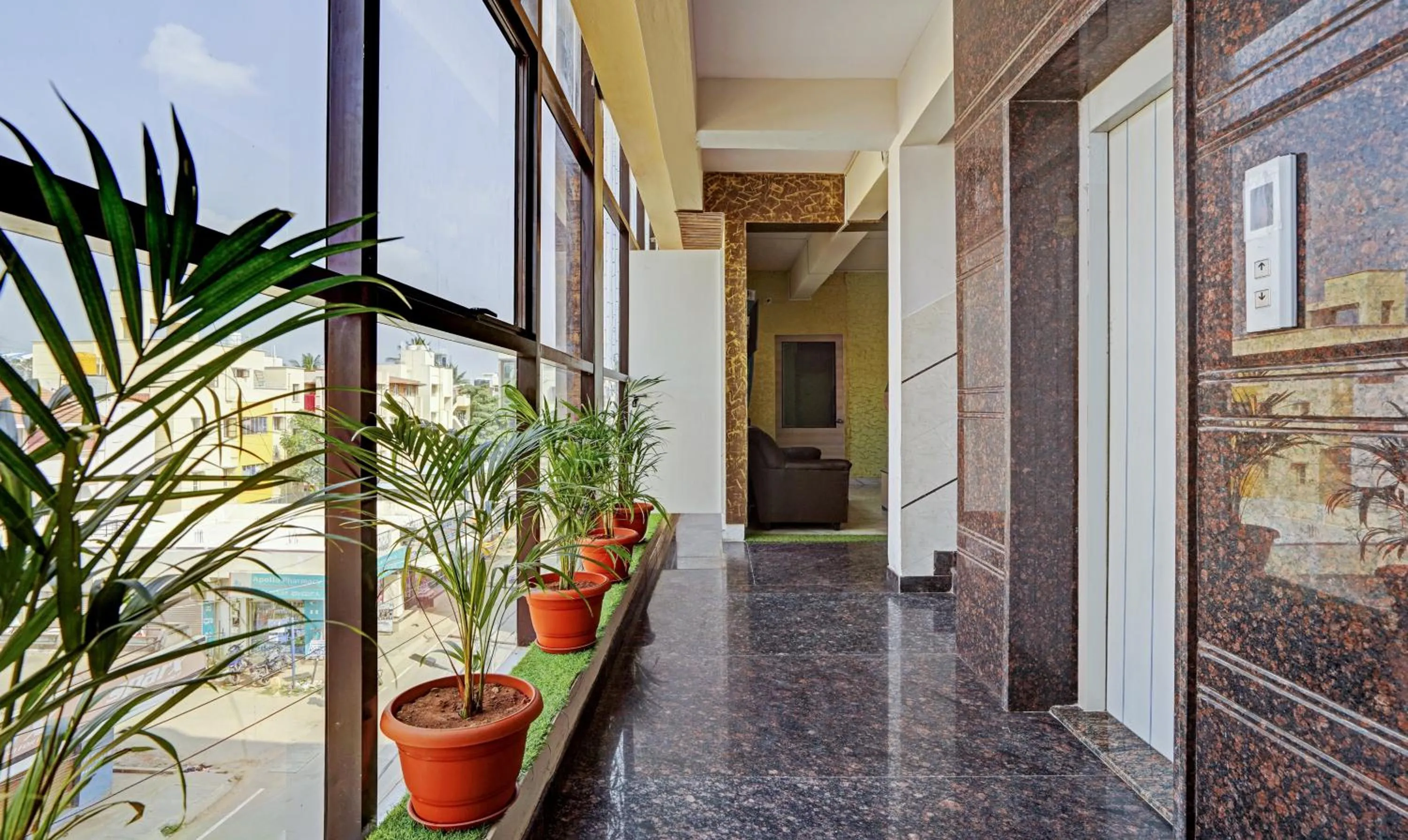 Lobby or reception in Hotel Galaxy Suites Hebbal