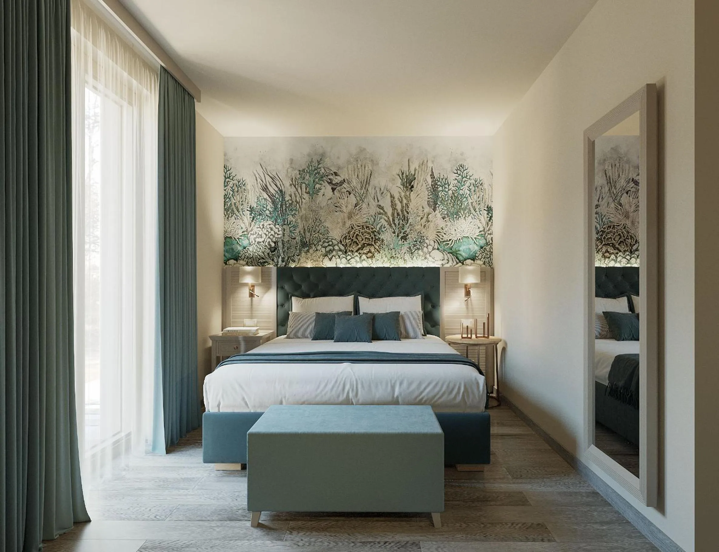 TV and multimedia, Bed in PFA Hotel Viareggio