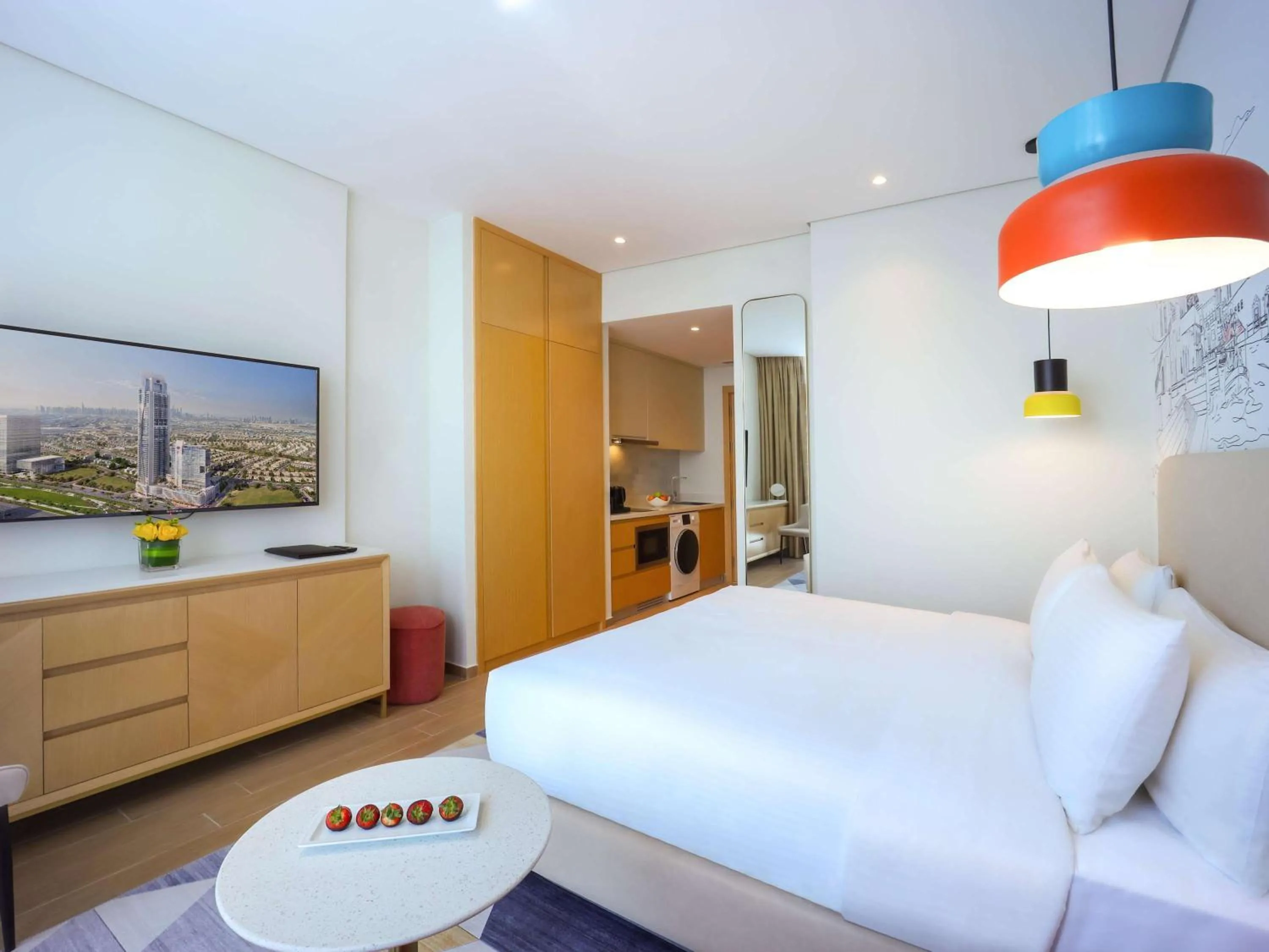 Bedroom, Bed in Adagio Jumeirah Village Triangle