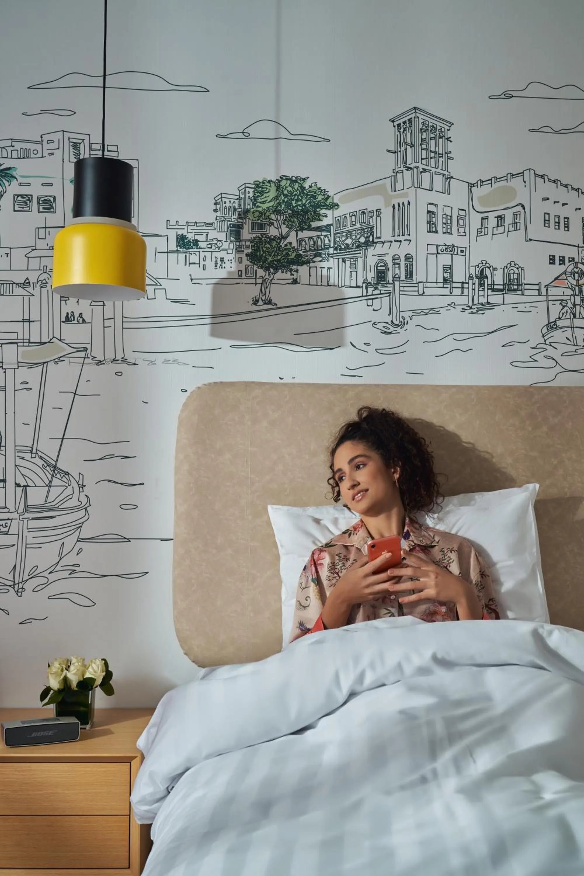 People, Bed in Adagio Jumeirah Village Triangle