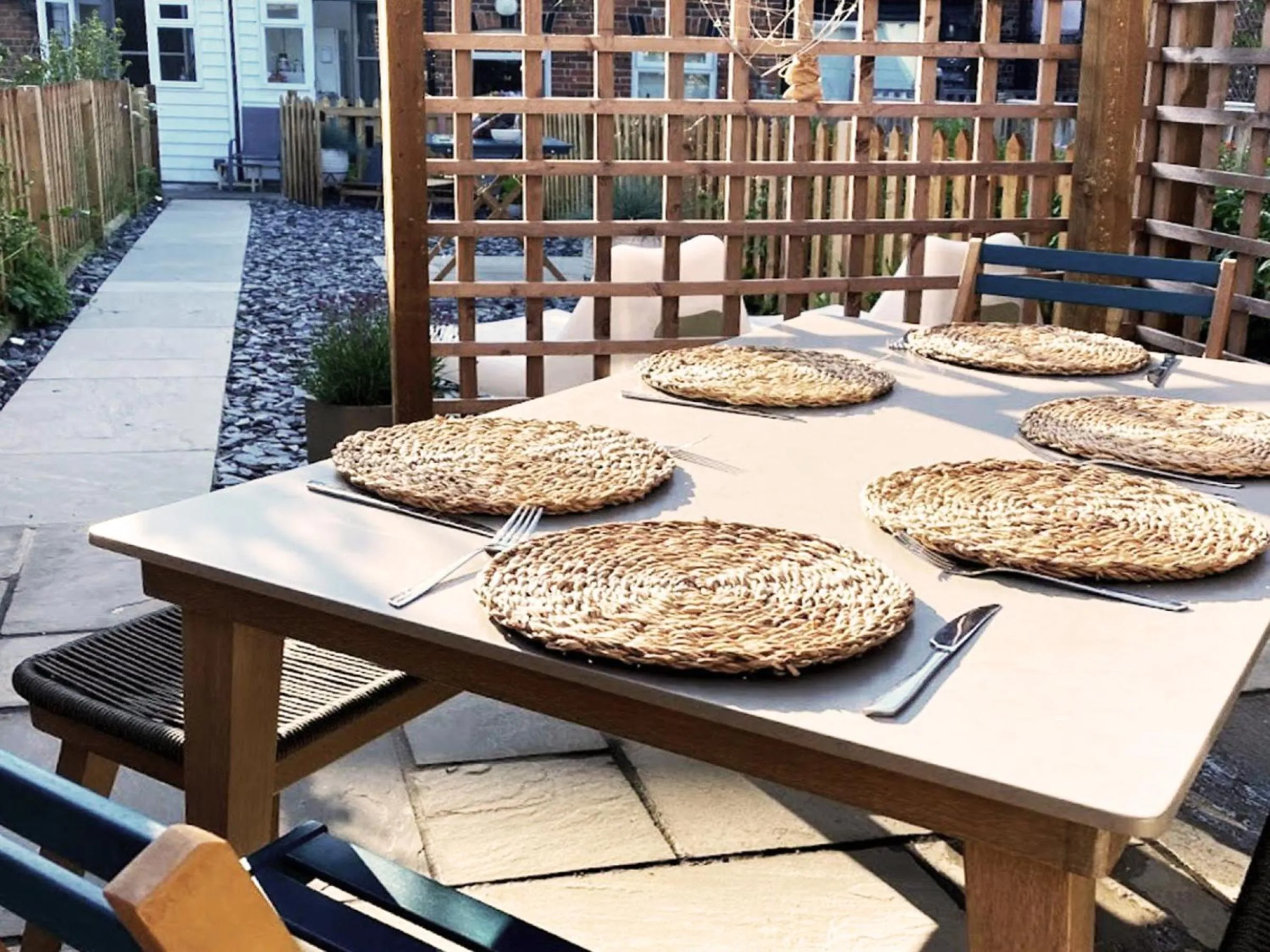 Patio in 3 Chestnut Terrace by The Suffolk Cottage Collection