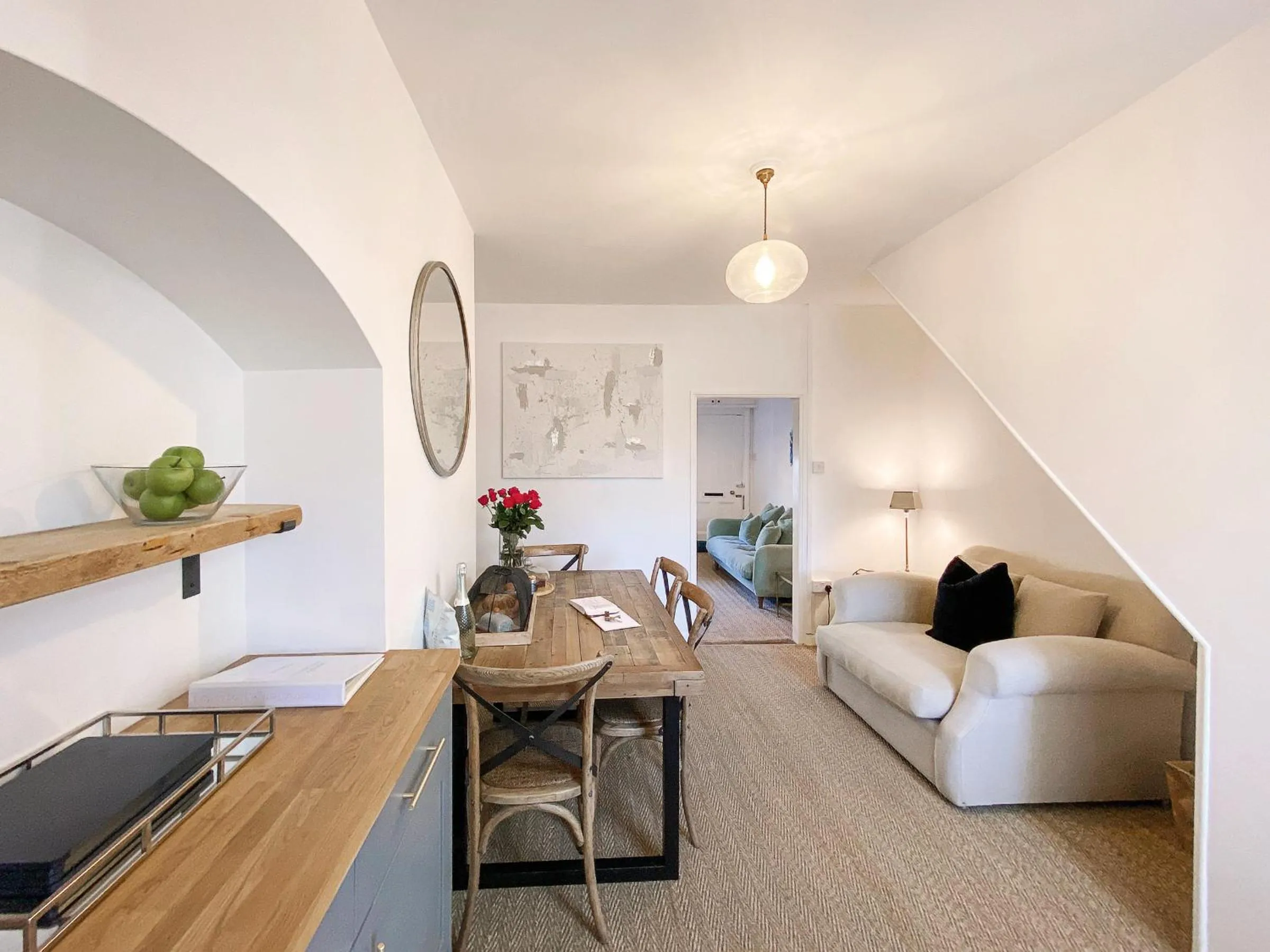 Dining area in 3 Chestnut Terrace by The Suffolk Cottage Collection