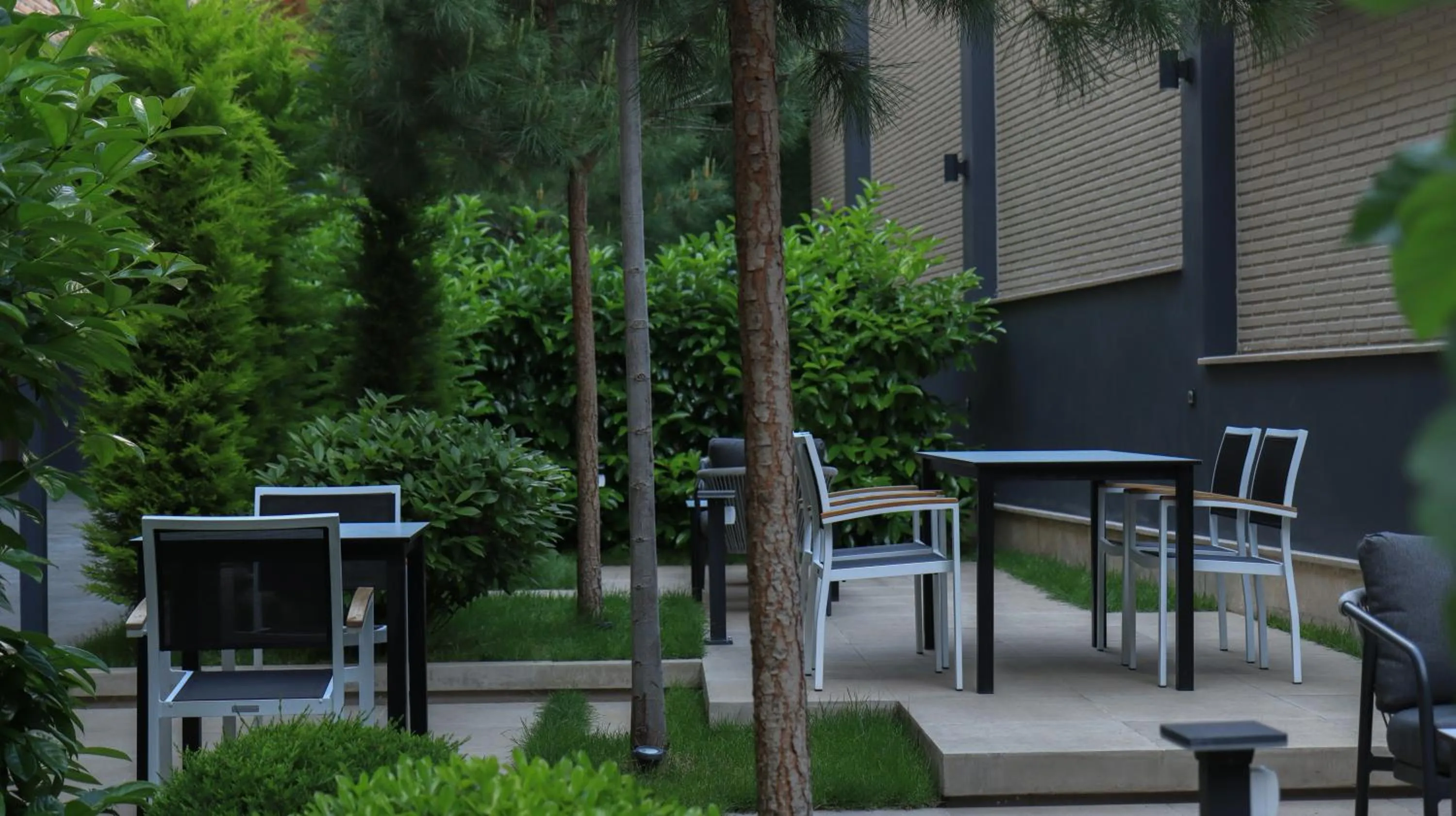 Garden in Clocks Hotel Tbilisi